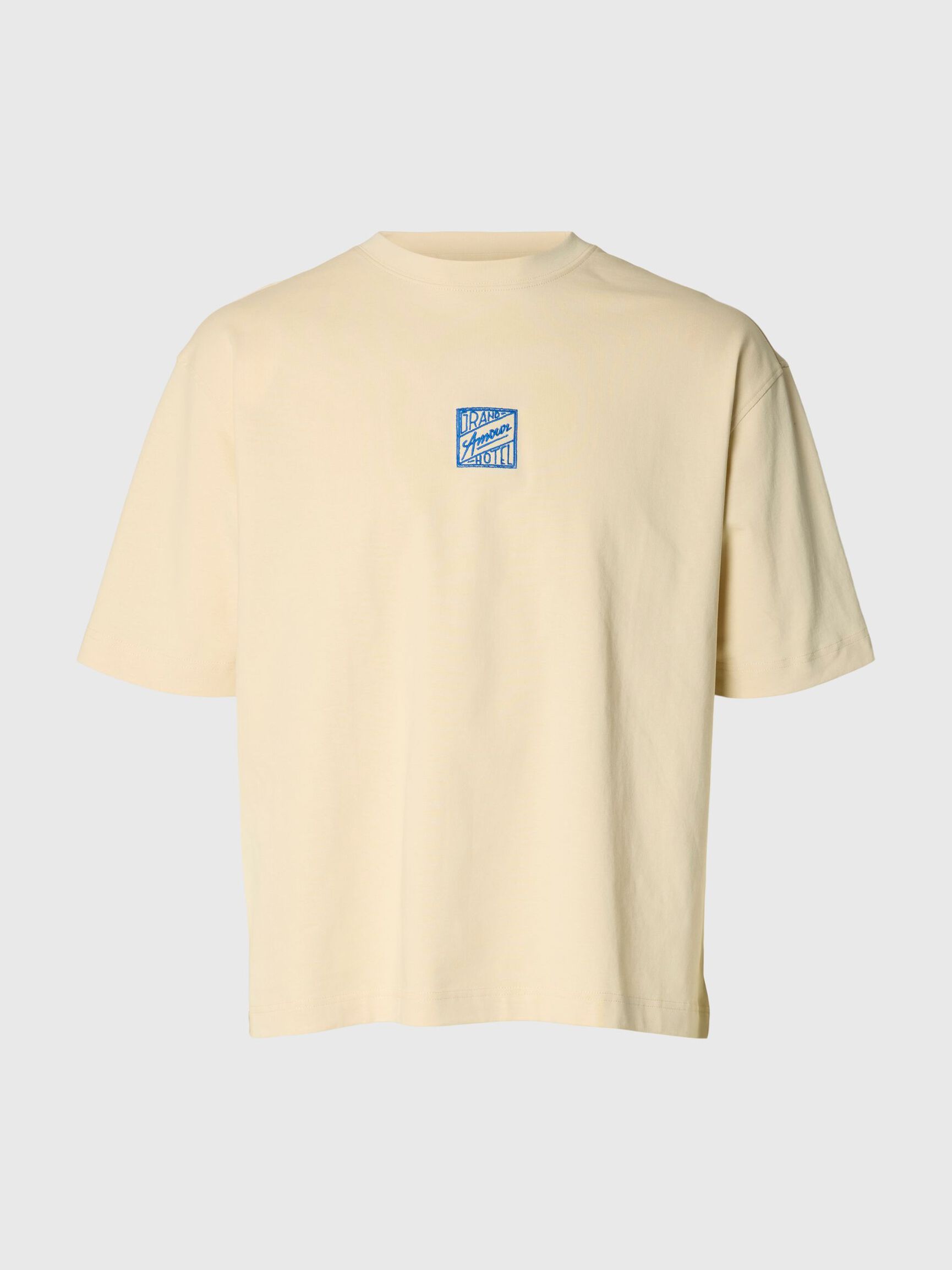 T-SHIRT RILASSATA IN COTONE BIANCA