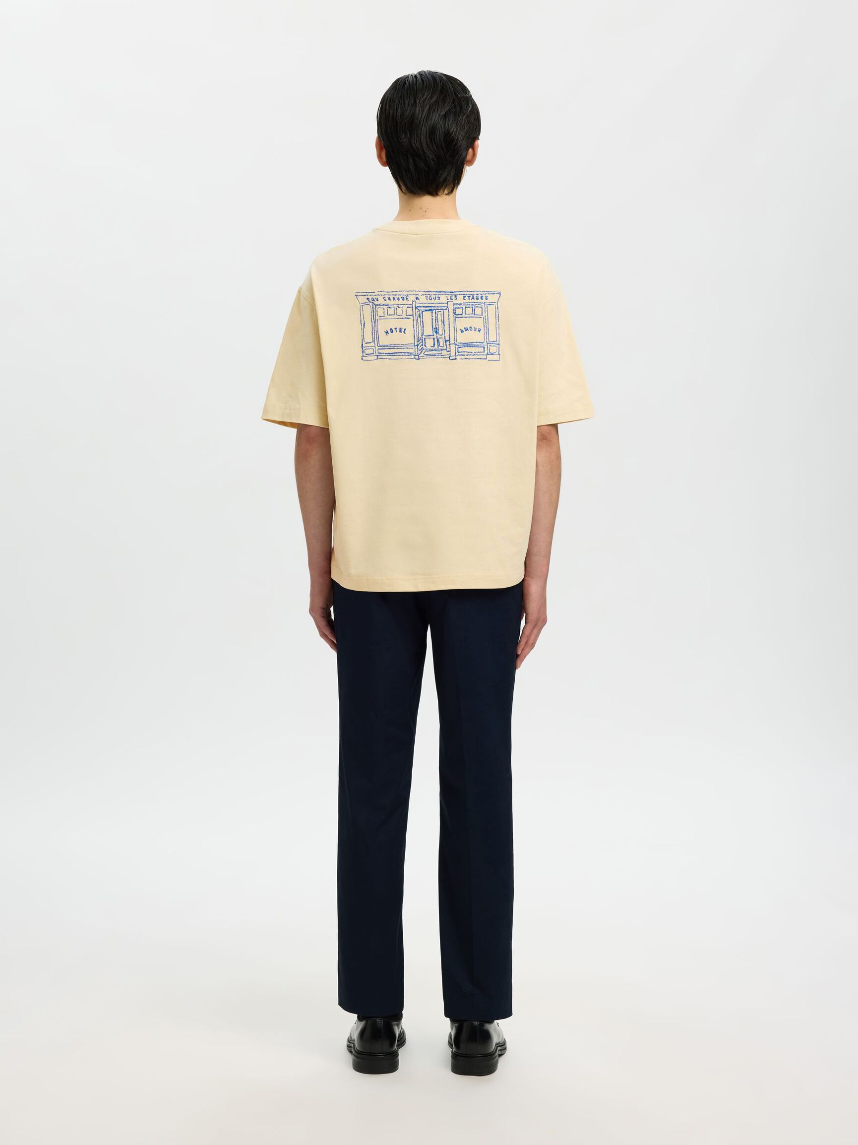 T-SHIRT RILASSATA IN COTONE BIANCA