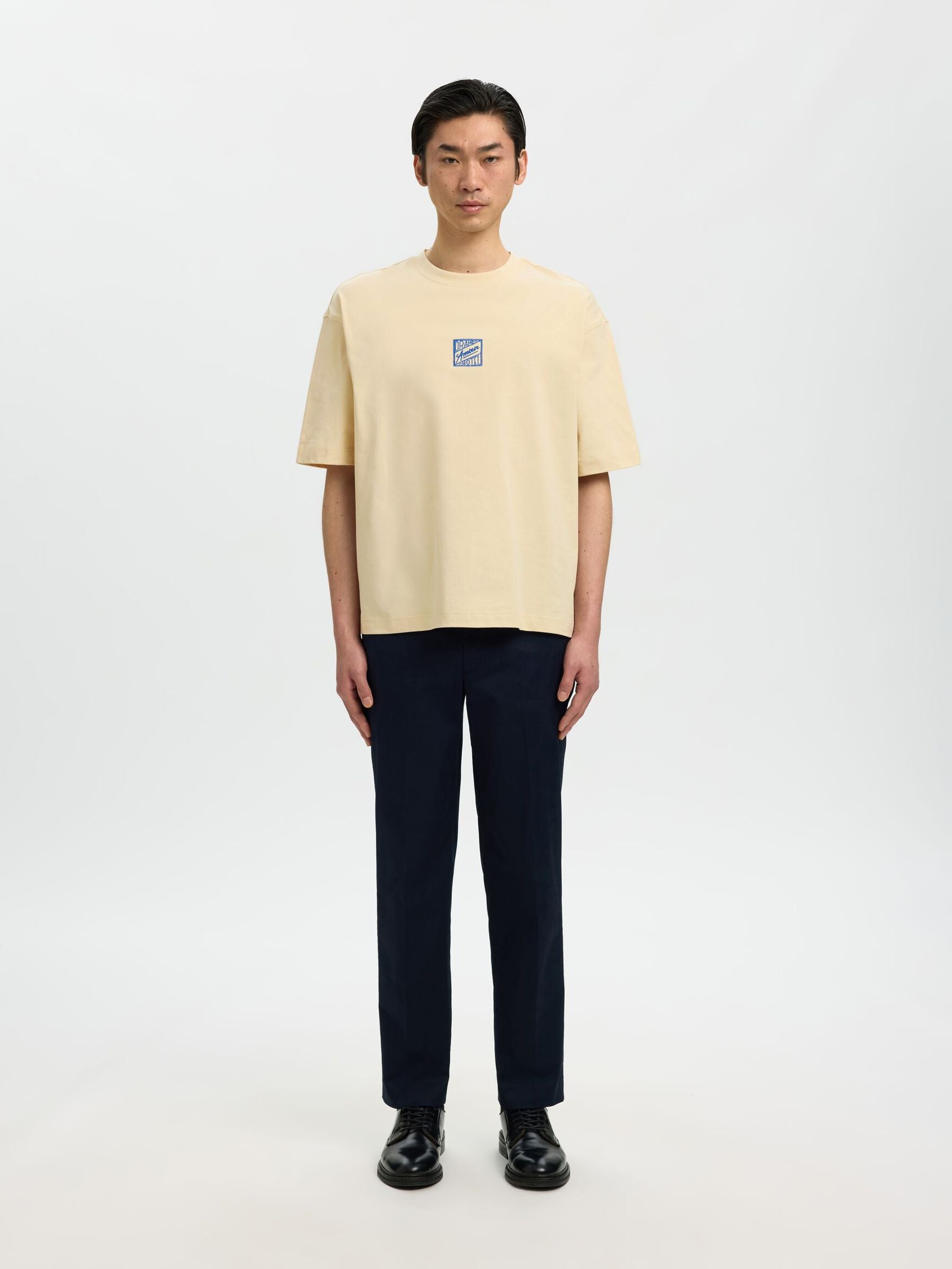 T-SHIRT RILASSATA IN COTONE BIANCA