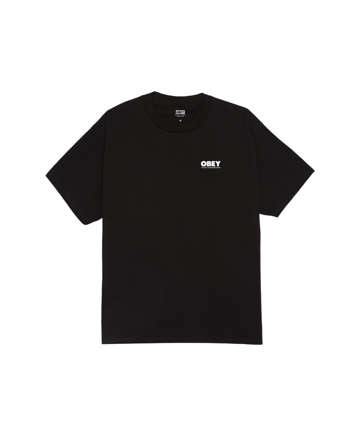 T-SHIRT GLOBAL SYSTEMS IN COTONE NERO
