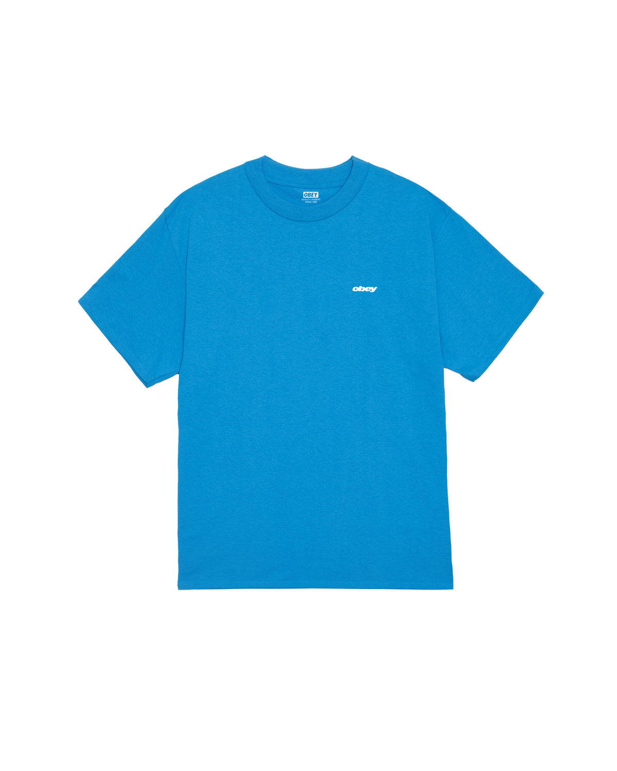 T-SHIRT DADI IN COTONE BLU AZURE