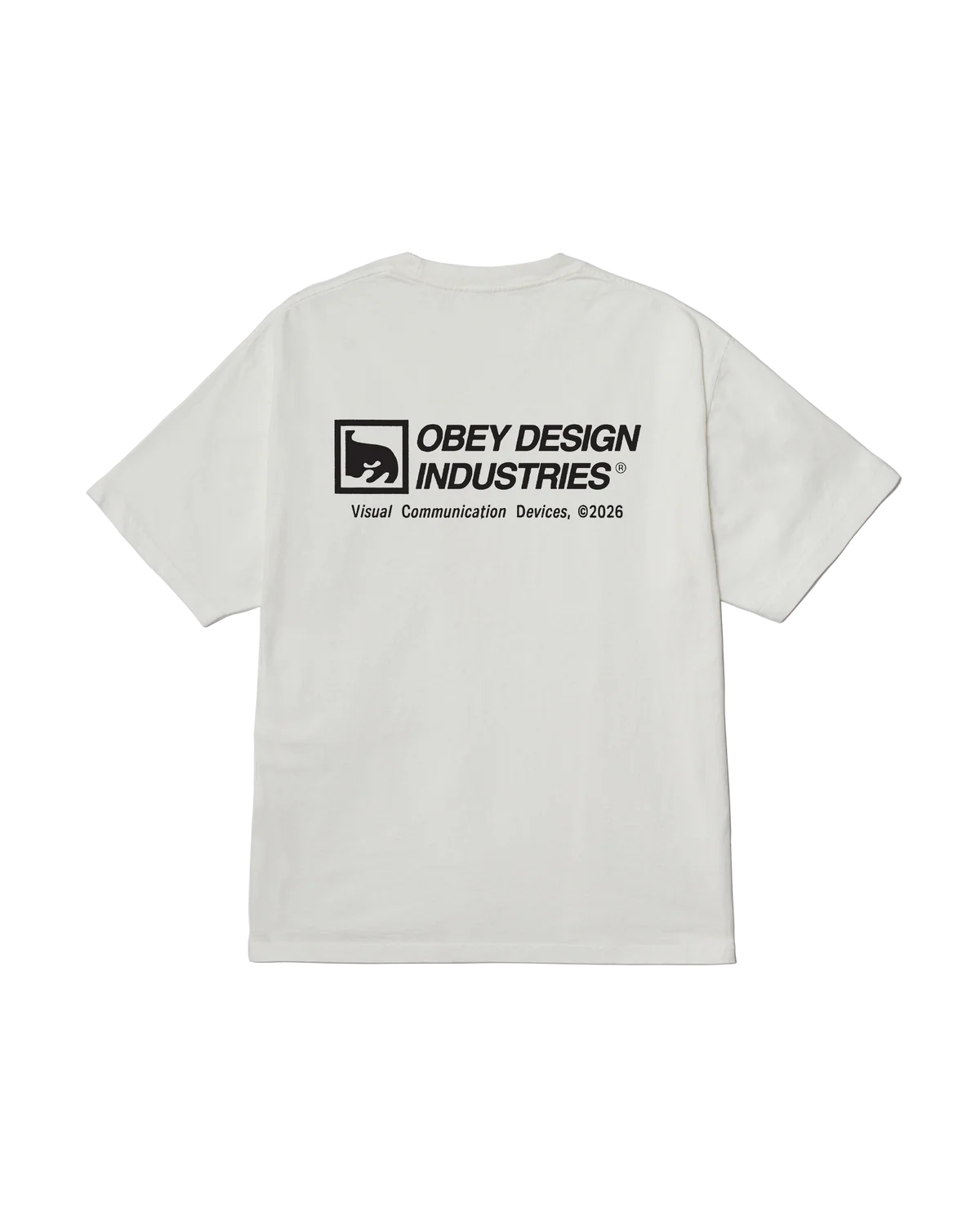 T-SHIRT DEVICES IN COTONE BIANCO VINTAGE