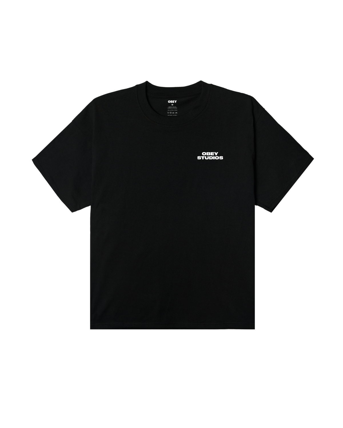 T-SHIRT SKY FACE IN COTONE NERO