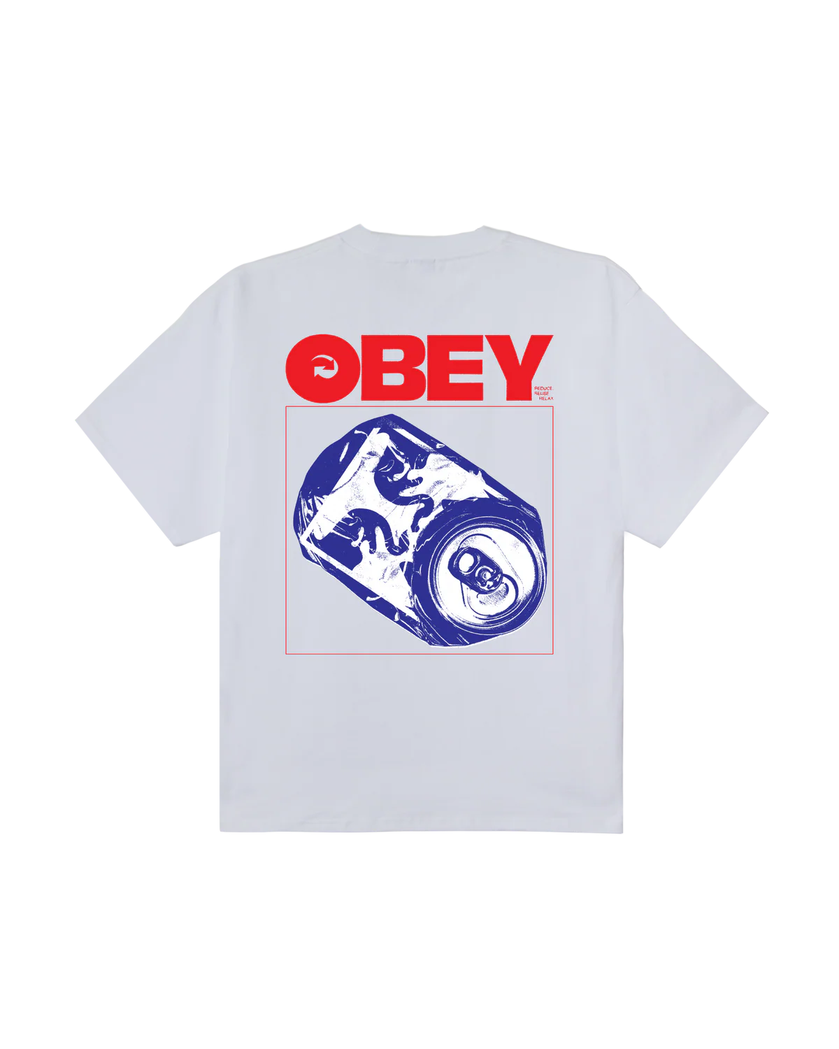 T-SHIRT REUSE RELAXED FIT IN COTONE BIANCO