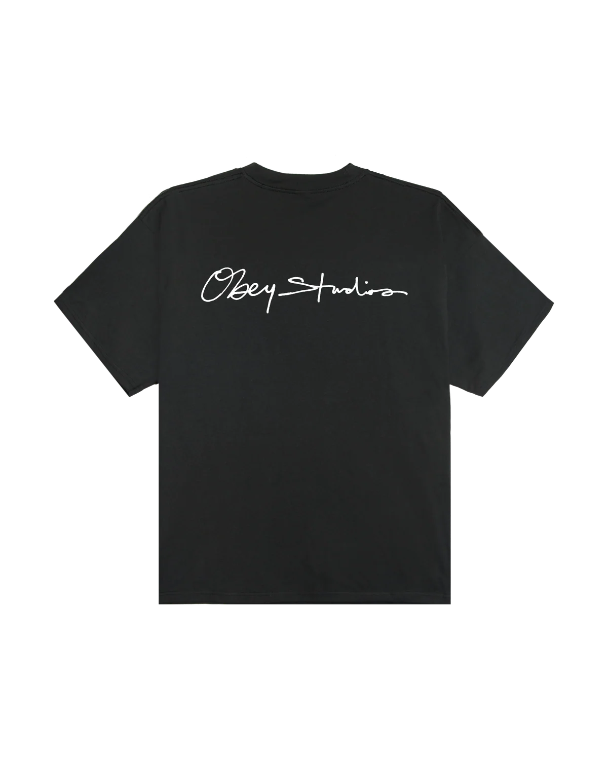 T-SHIRT PALM RELAXED FIT IN COTONE NERO VINTAGE