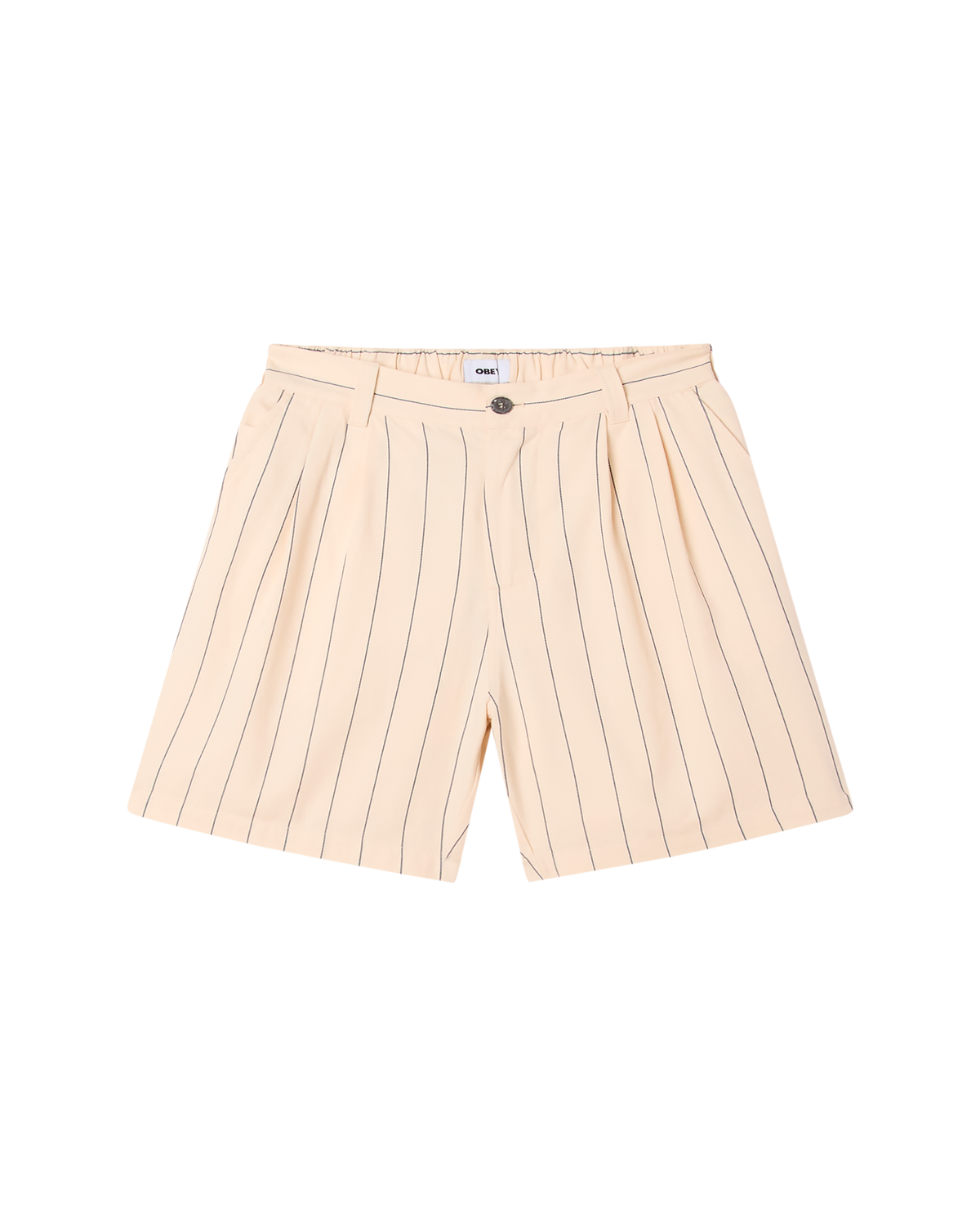 SHORT A STRISCE IN COTONE CANVAS