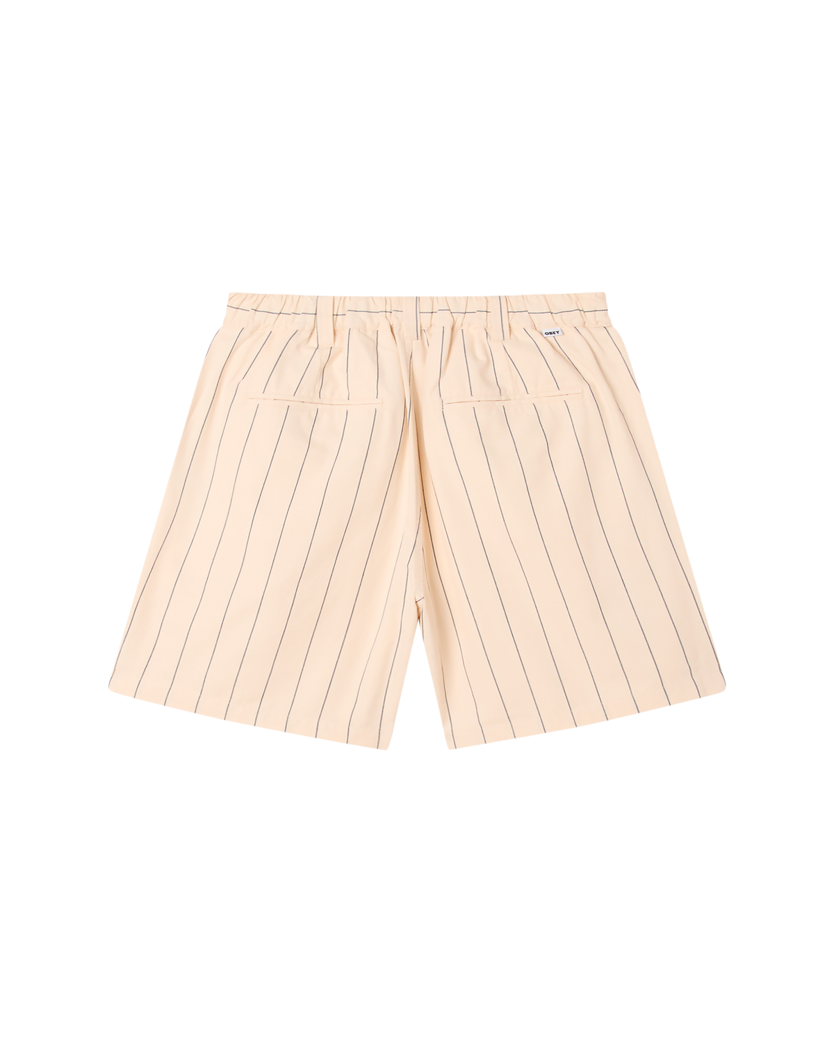 SHORT A STRISCE IN COTONE CANVAS