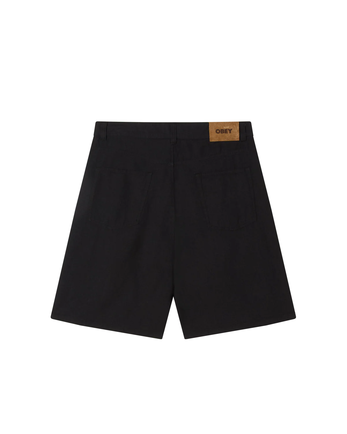 SHORTS BAGGY IN LINO NERO
