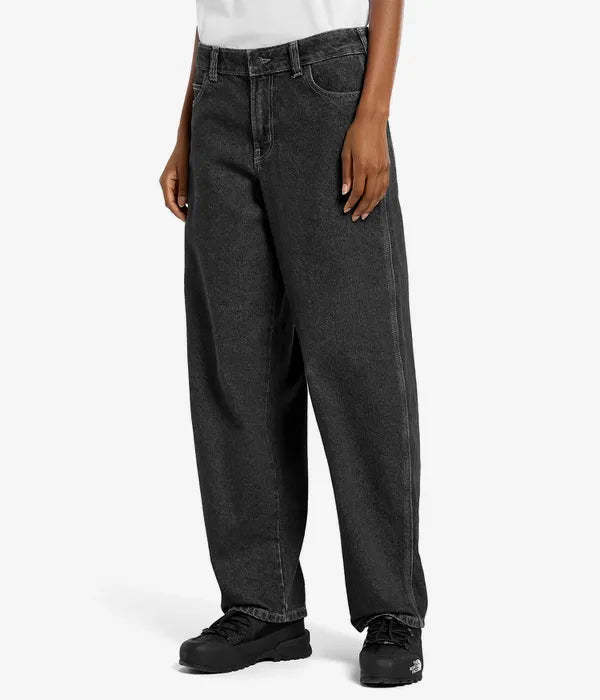 958 BAGGY TAPERED WORK JEANS BLACK WASH FADED