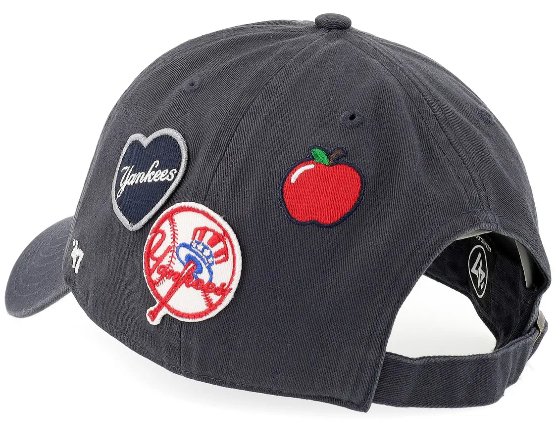 CAPPELLINO NEW YORK YANKEES IN COTONE BLU VINTAGE