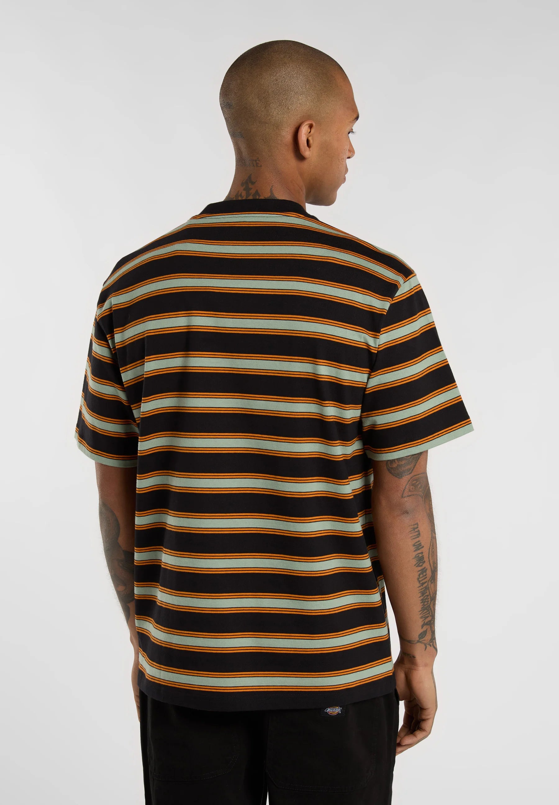 DICKIES - YORK STRIPE TEE SS BLACK