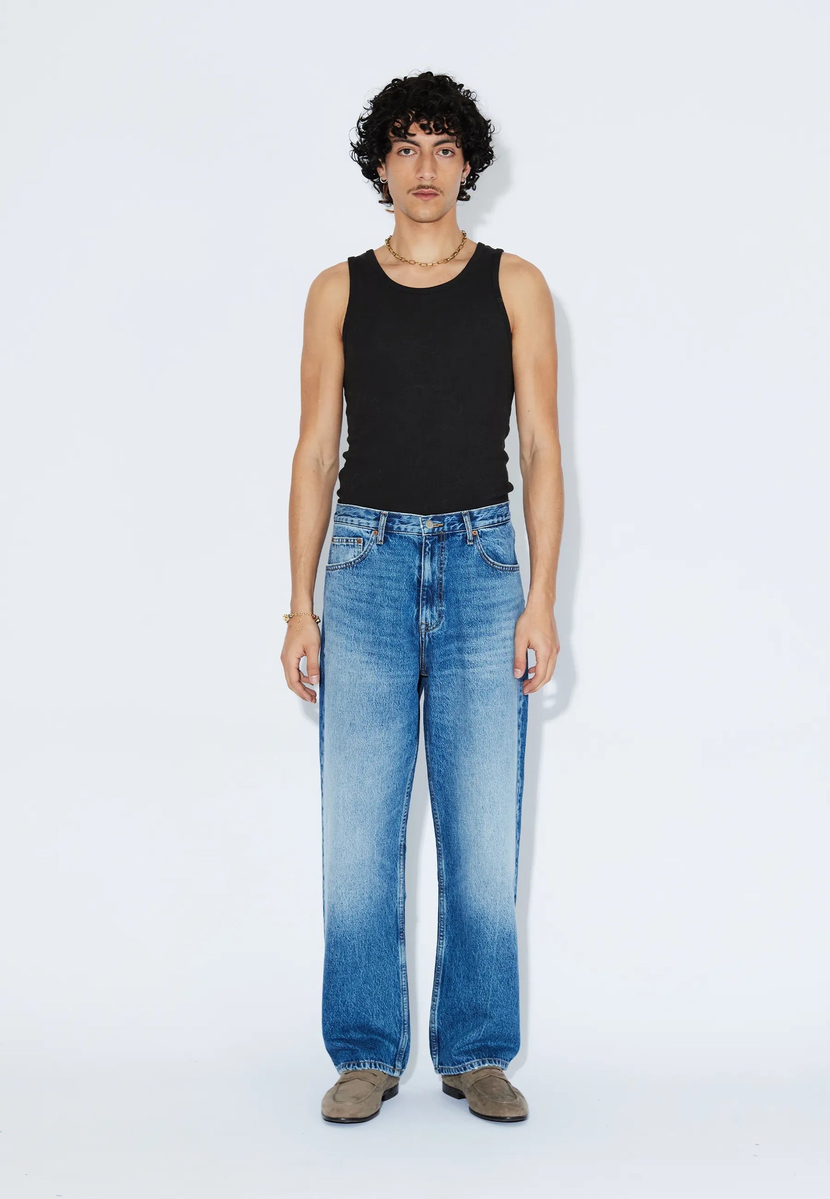 JEANS RELAXED STONE WASH