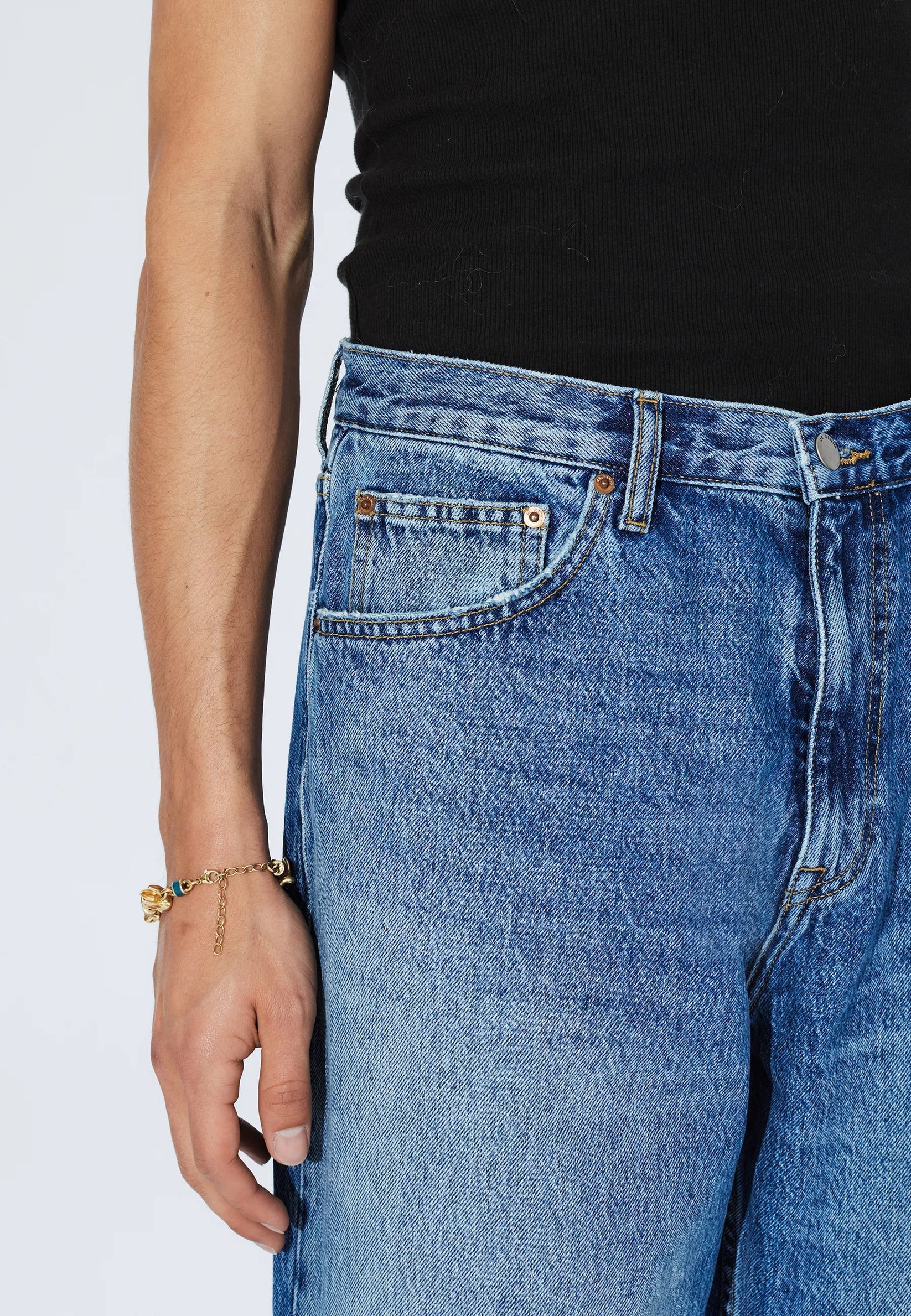 JEANS RELAXED STONE WASH