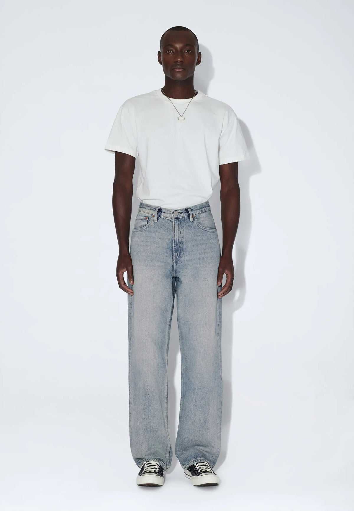 JEANS RELAXED FIT IN COTONE DRIFT LIGHT USED
