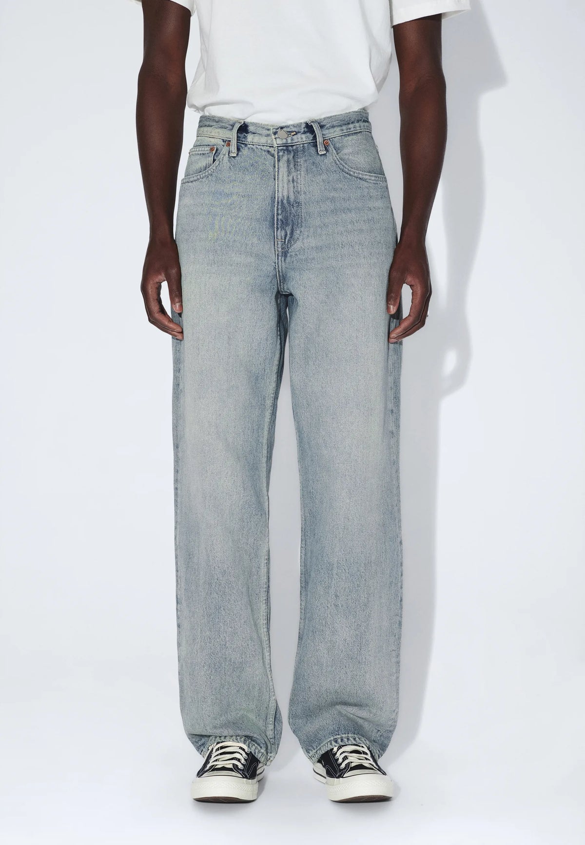JEANS RELAXED FIT IN COTONE DRIFT LIGHT USED