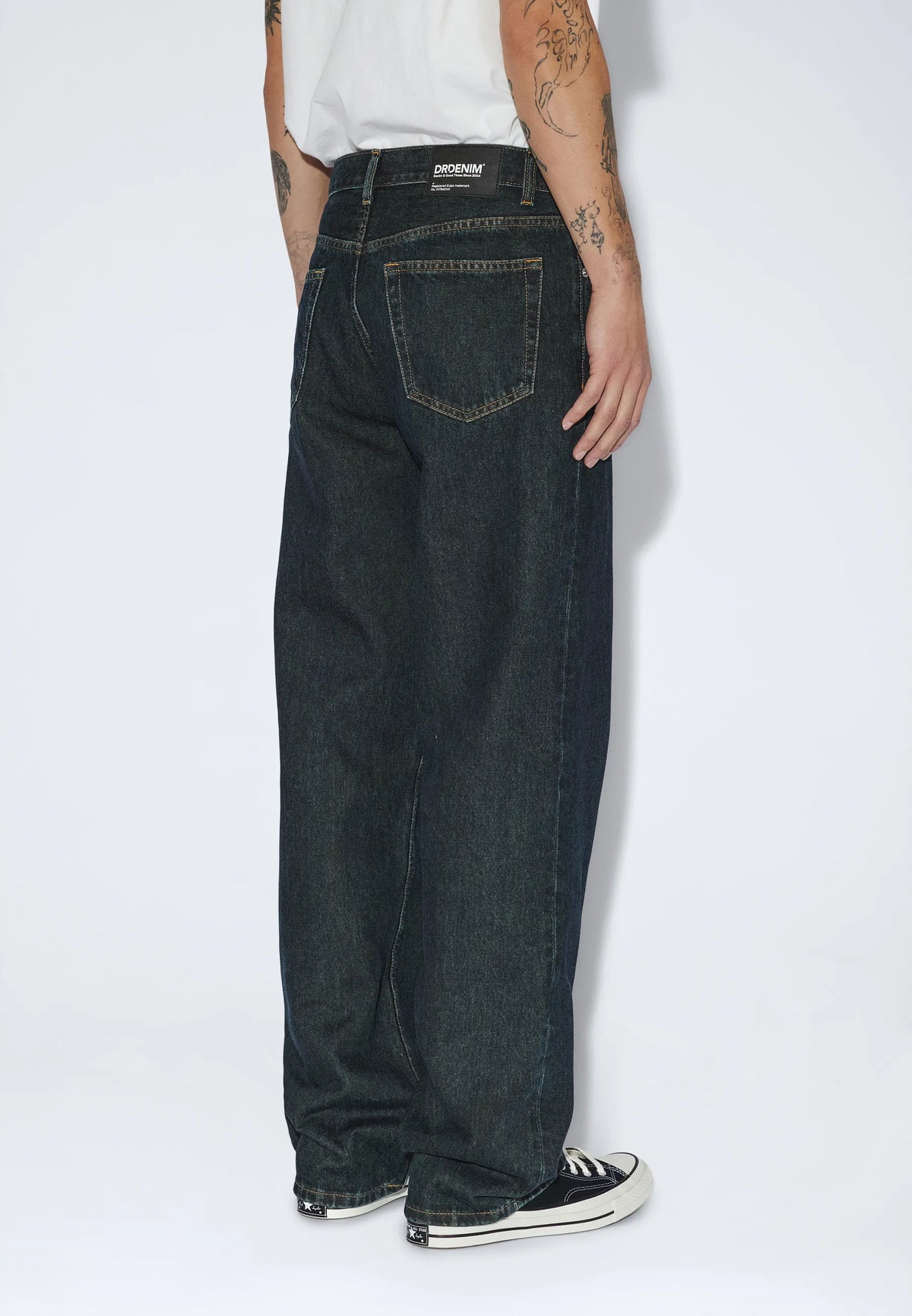 JEANS RELAXED FIT IN COTONE KODIAK DARK RETRO