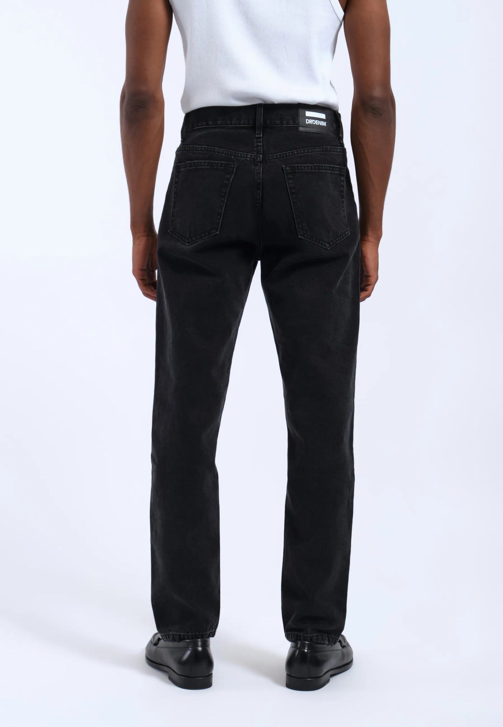 DENIM REGULAR FIT NERO SLAVATO