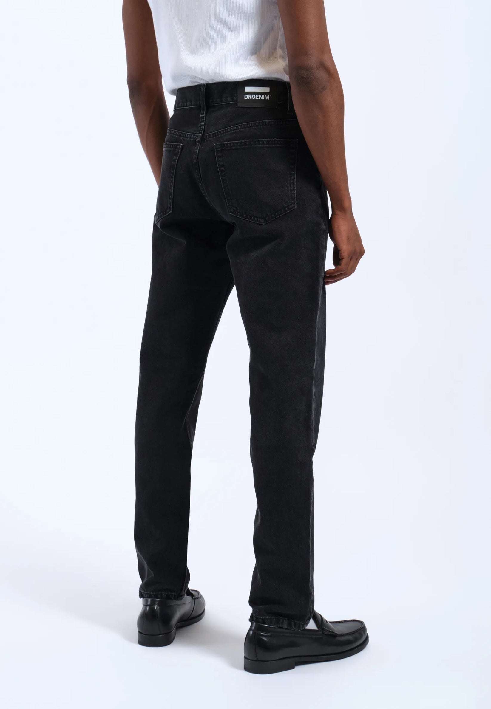 DENIM REGULAR FIT NERO SLAVATO