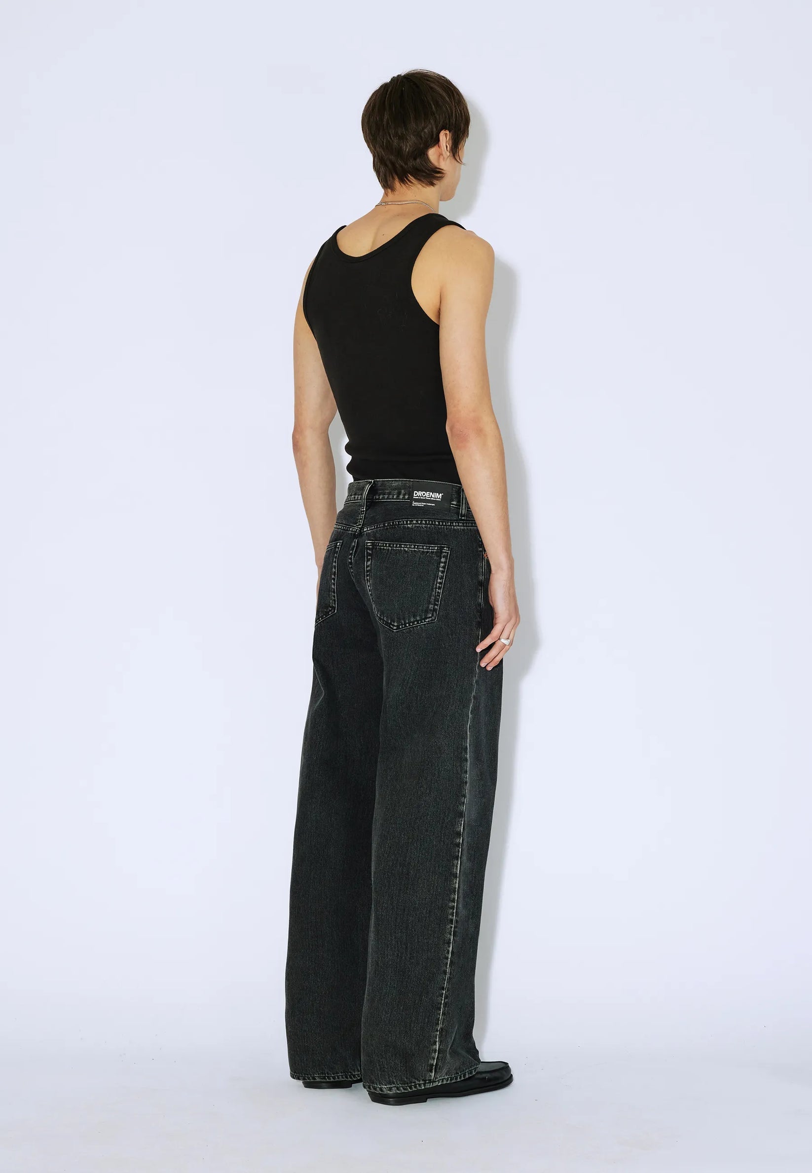 JEANS LOOSE FIT  STONE WASH NERO