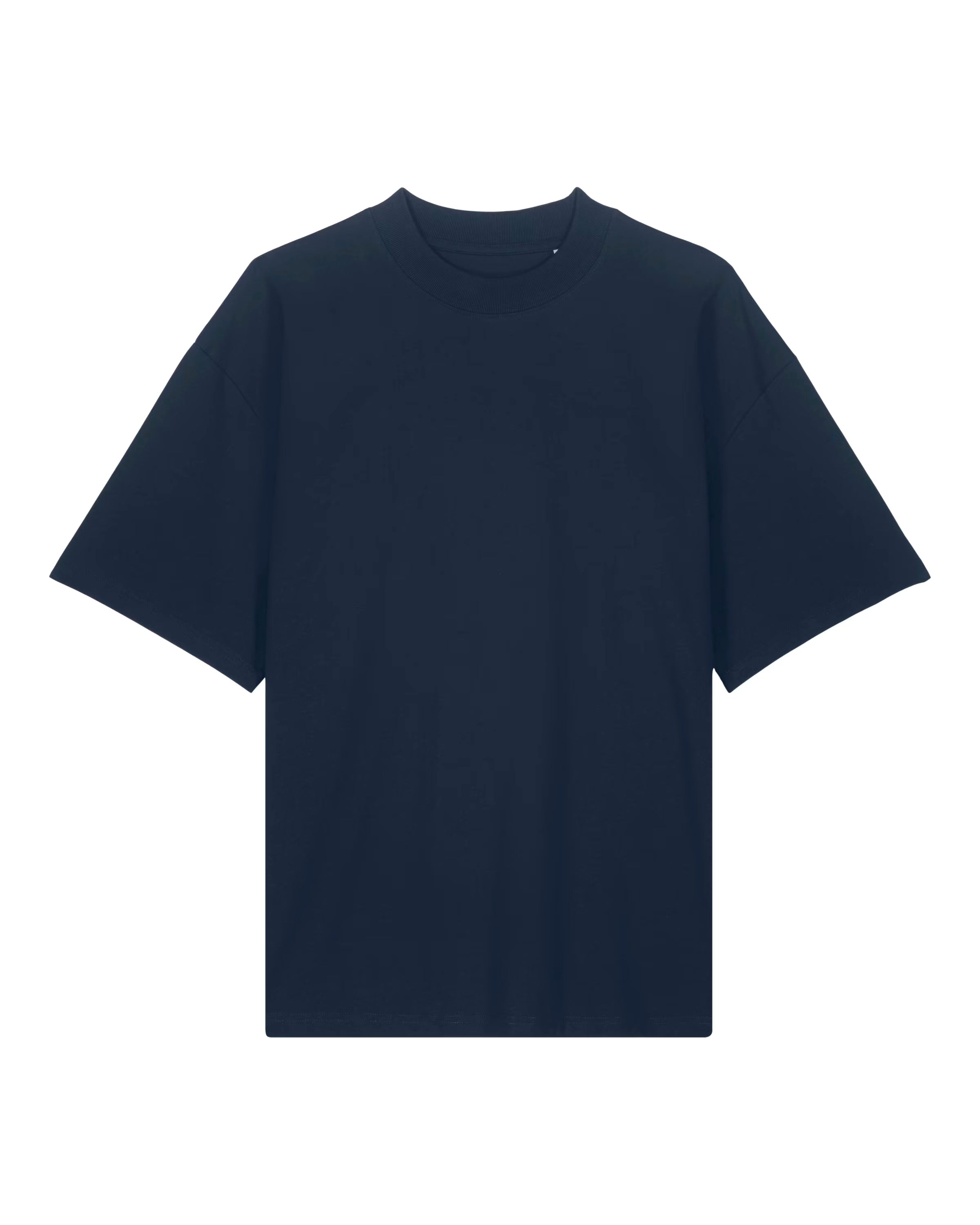 T-SHIRT BOX FIT IN COTONE NAVY