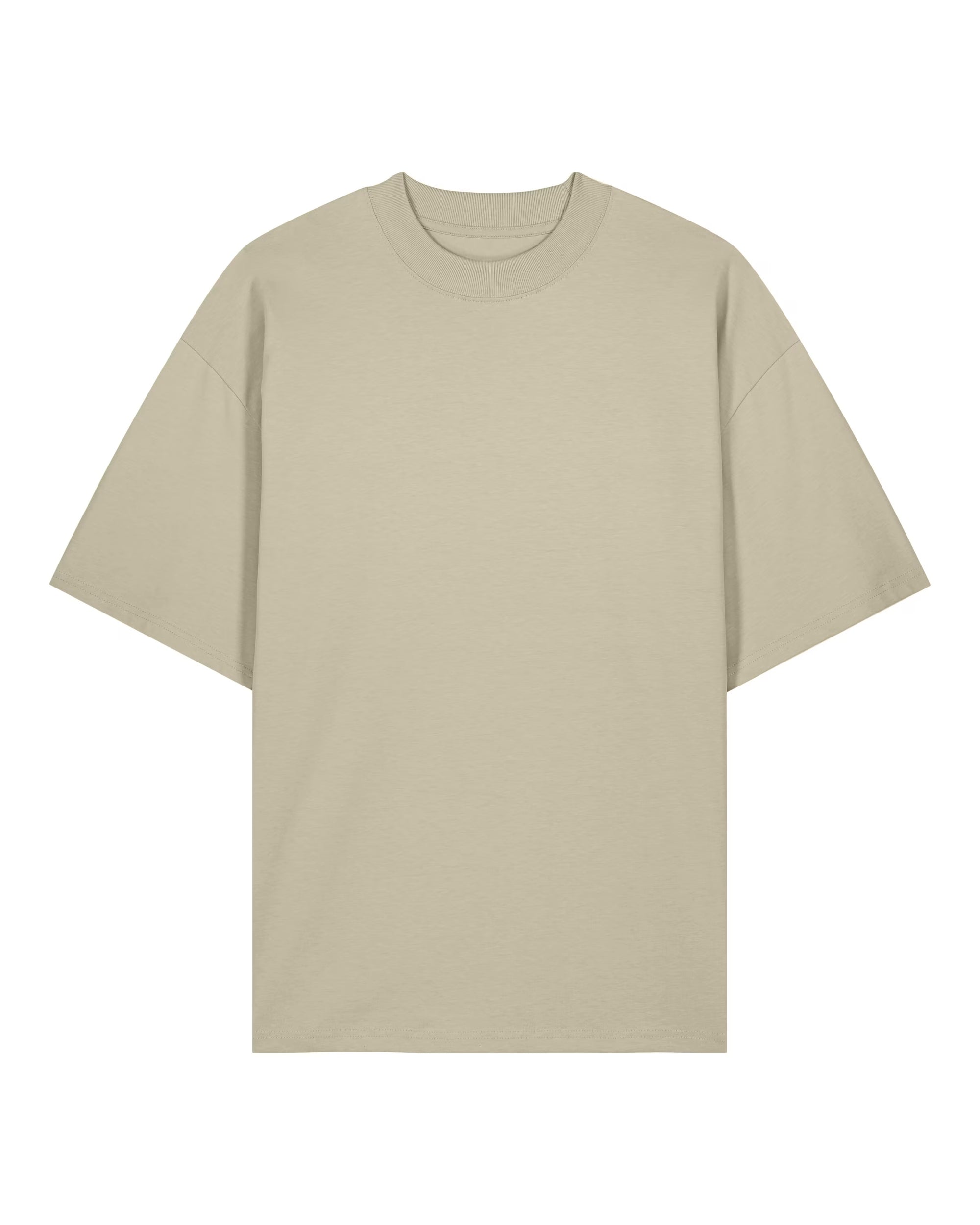 T-SHIRT BOX FIT IN COTONE KHAKI
