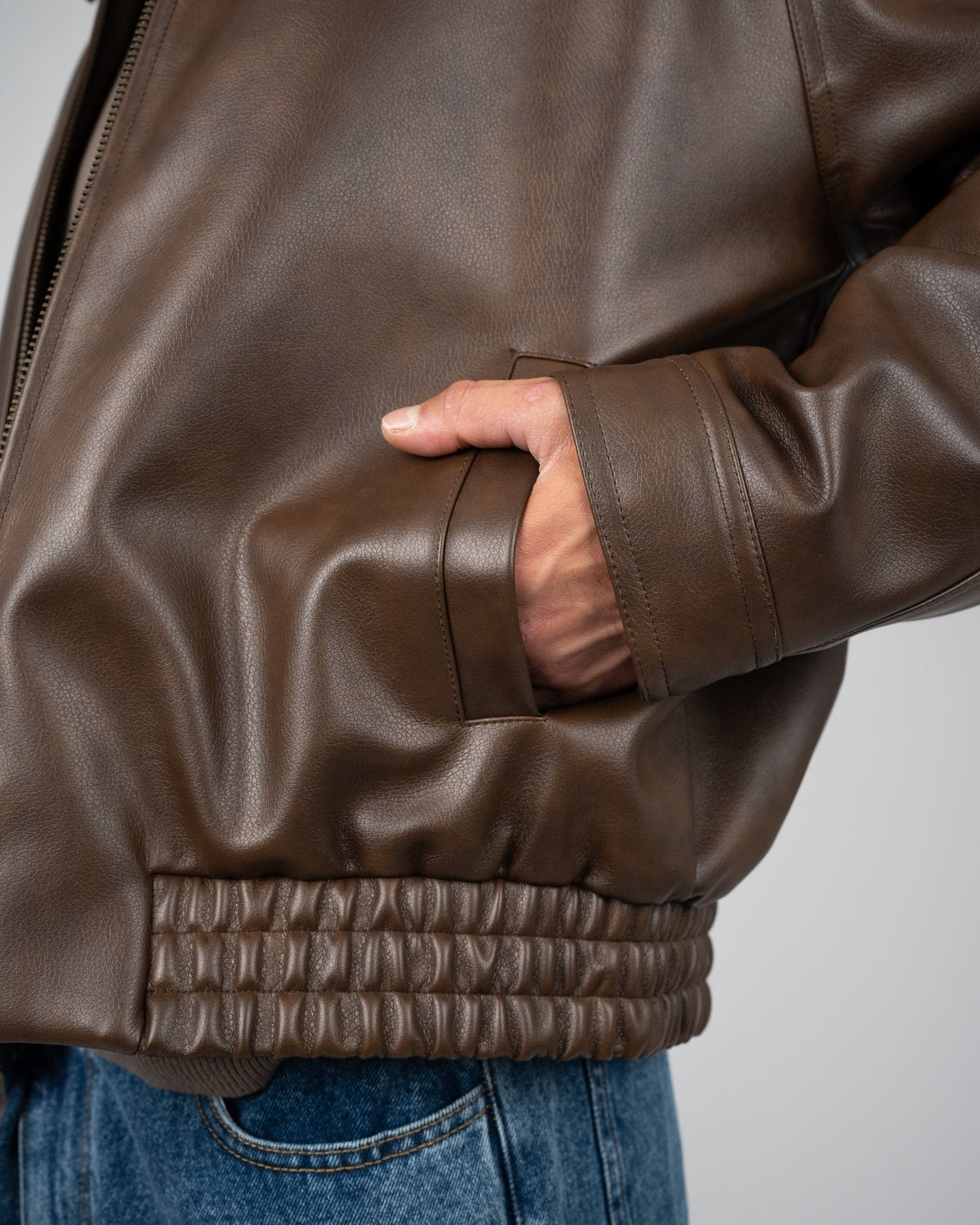GIACCA OVERSIZE FIT MARRONE