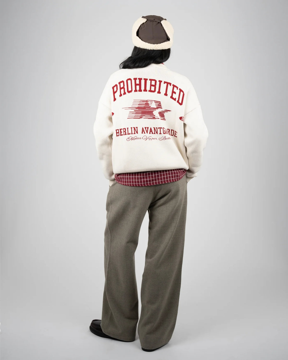 MAGLIONE OVERSIZED FIT IN COTONE CREMA
