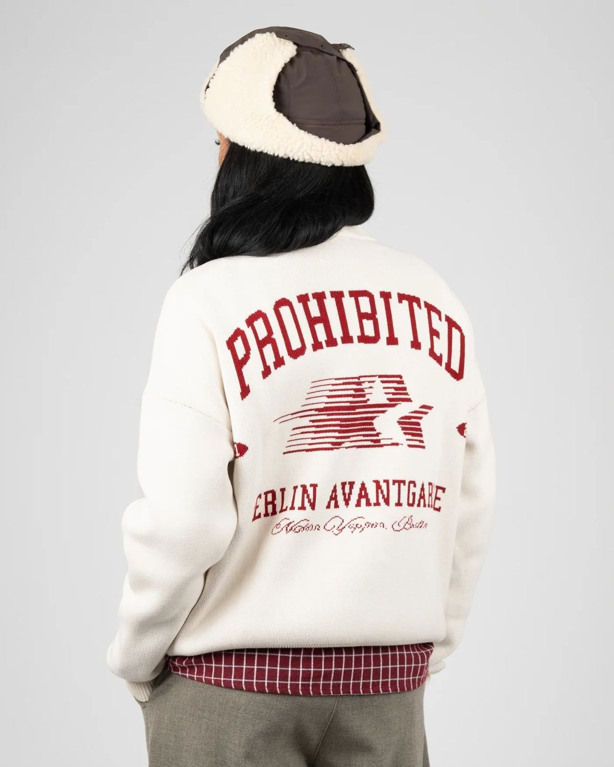 MAGLIONE OVERSIZED FIT IN COTONE CREMA