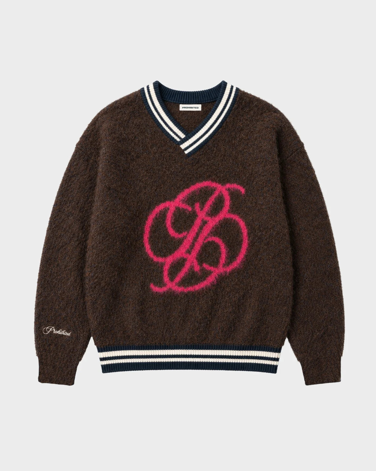 MAGLIONE FUZZY OVERSIZED FIT MARRONE