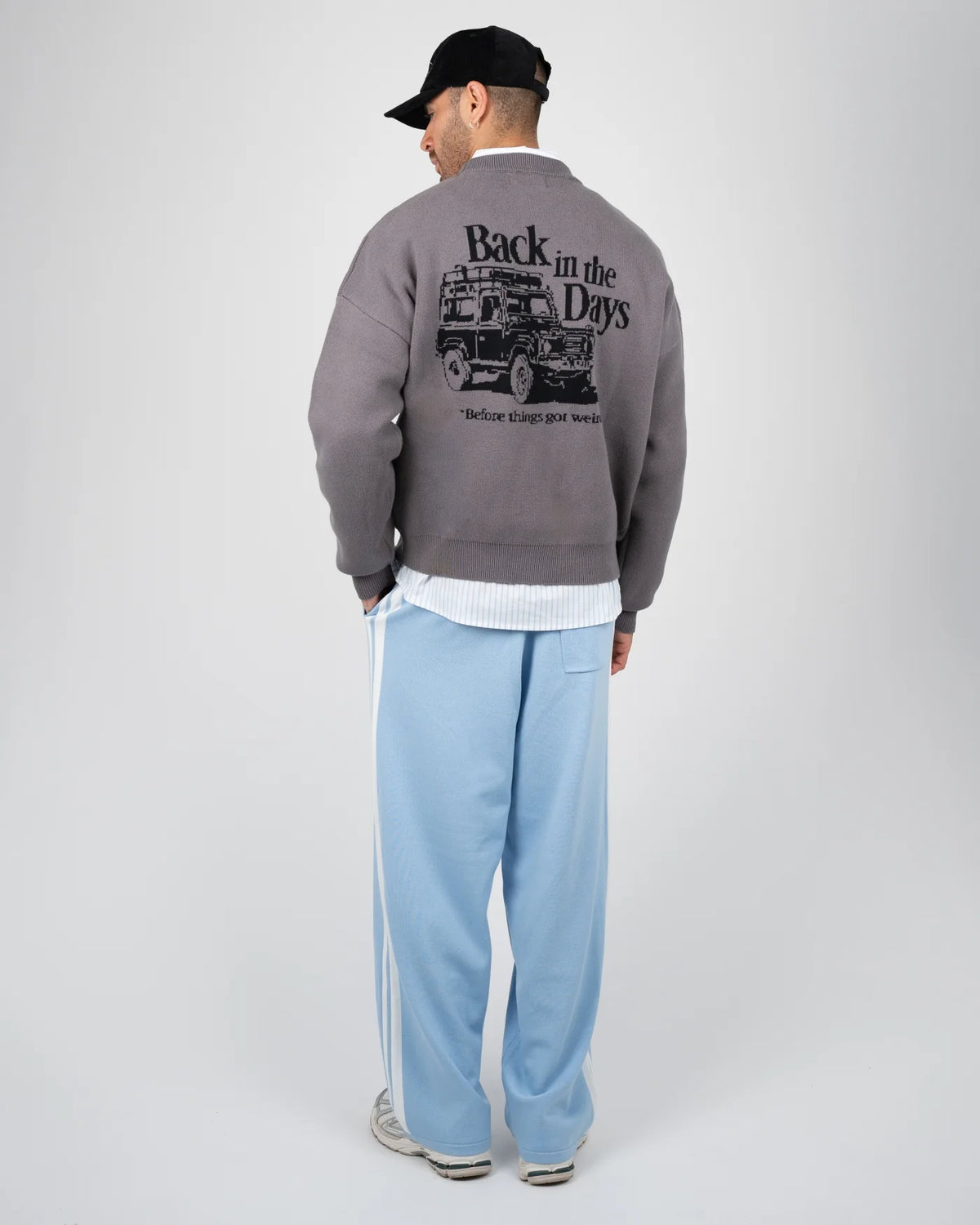 MAGLIONE OVERSIZED FIT IN COTONE GRIGIO