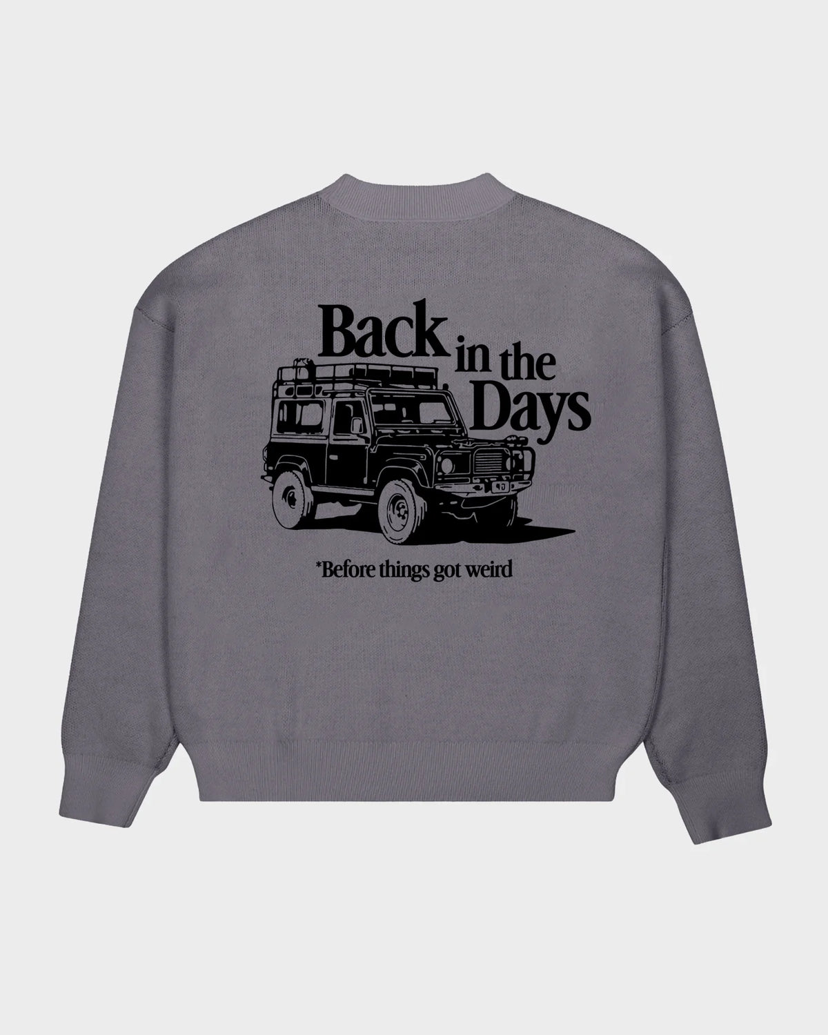 MAGLIONE OVERSIZED FIT IN COTONE GRIGIO