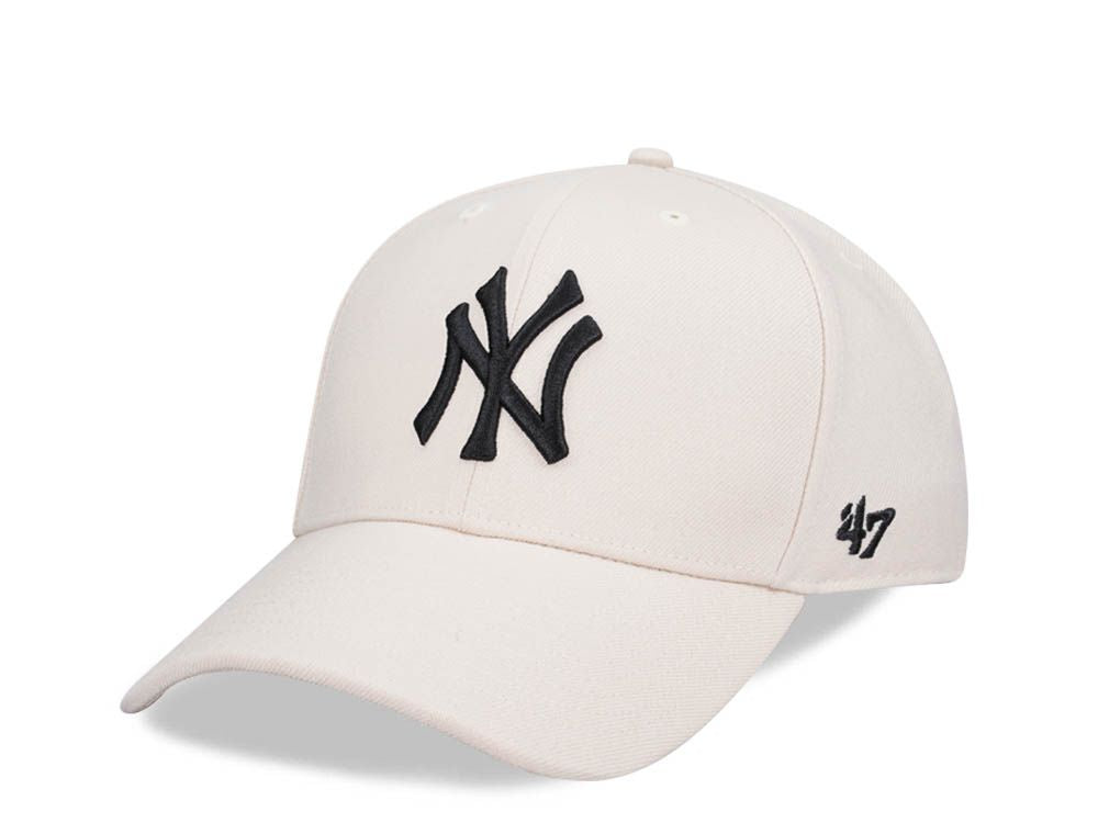 CAPPELLINO NY YANKEES IN COTONE NATURALE
