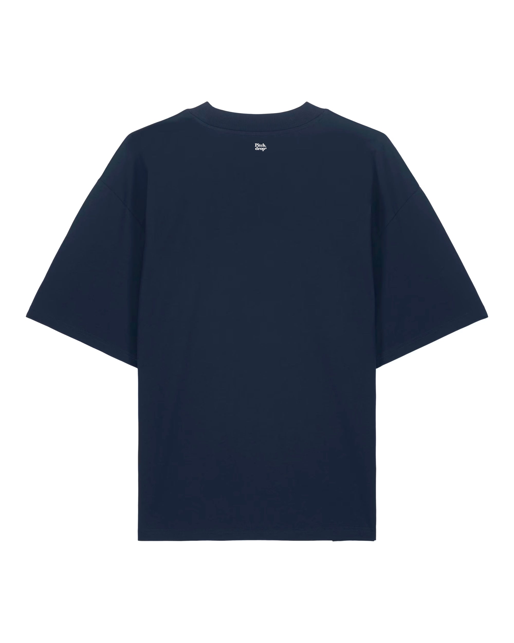 T-SHIRT BOX FIT IN COTONE NAVY