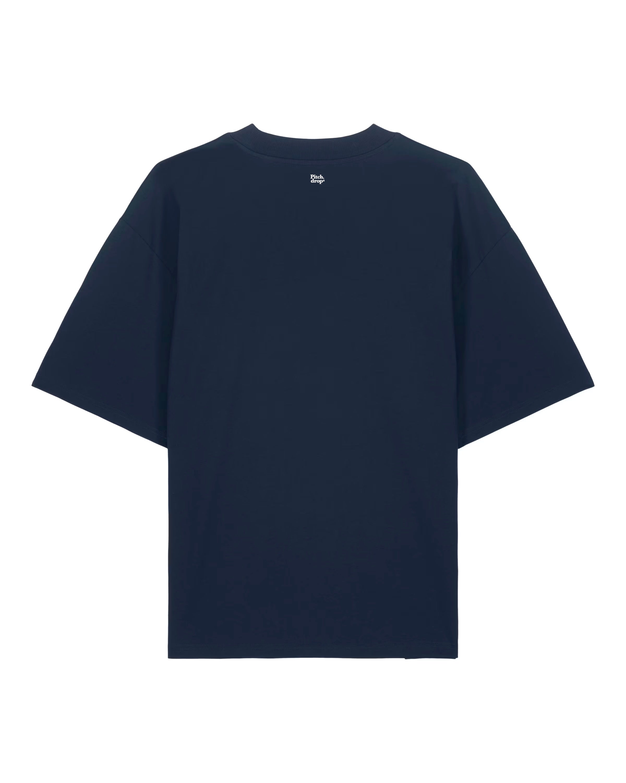 T-SHIRT BOX FIT IN COTONE NAVY