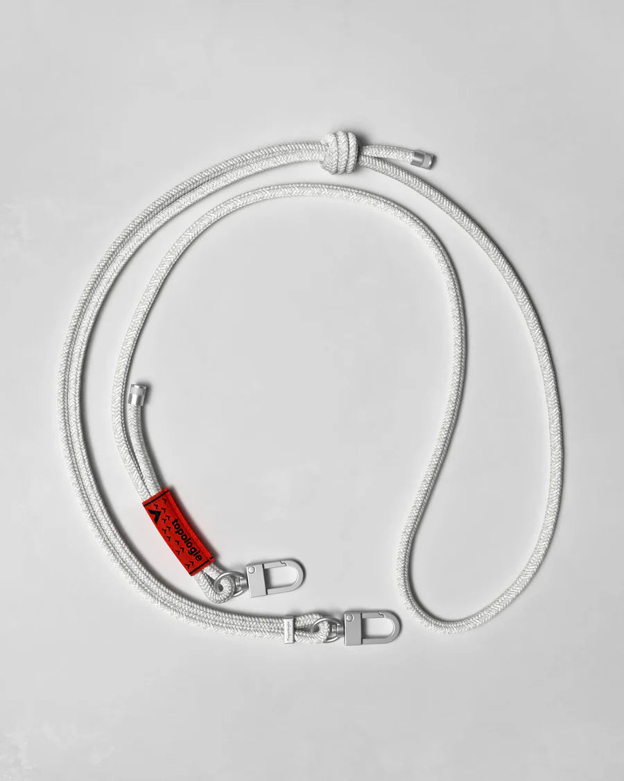 6.0MM ROPE STRAP BIANCO NEVE MELANGE