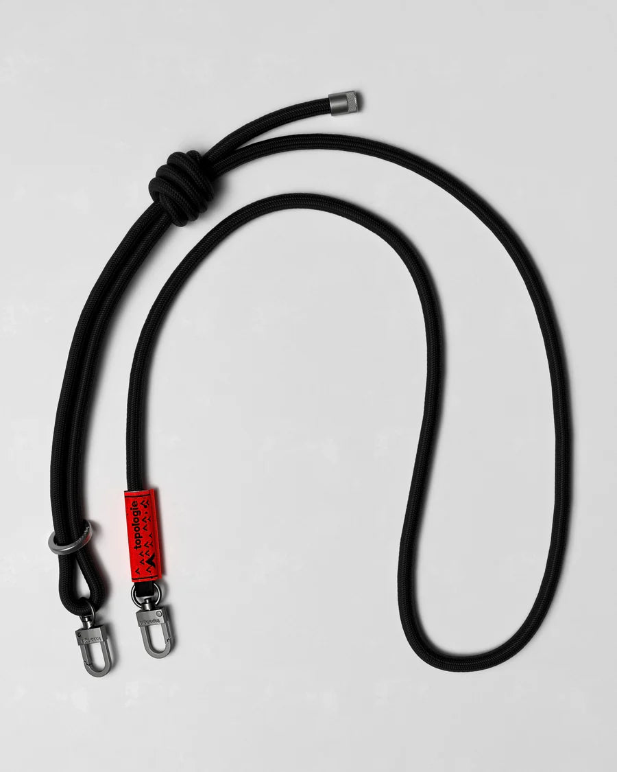 TOPOLOGIE - 8.0MM ROPE STRAP BLACK SOLID