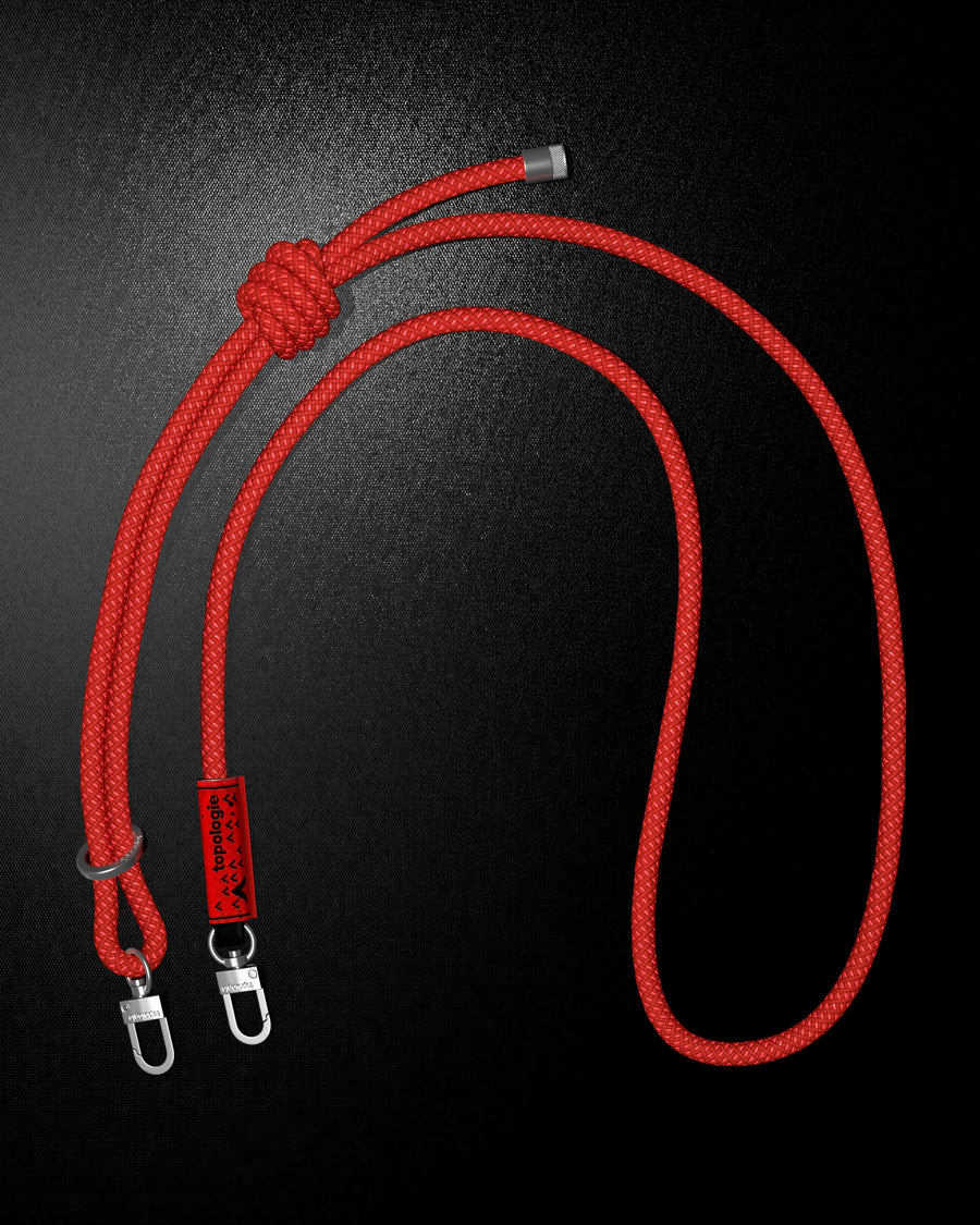 TOPOLOGIE - 8.0MM ROPE STRAP FLASH TOPOLOGIE RED