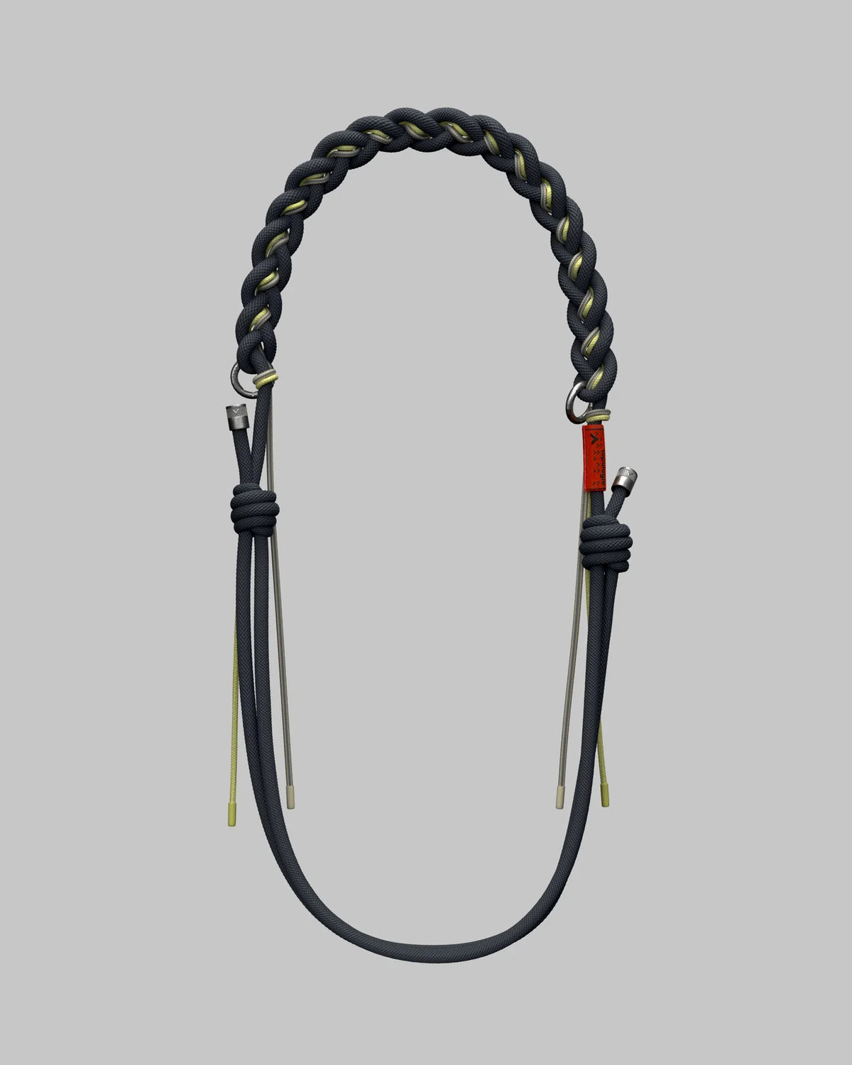 8.0MM BRAIDED O-ROPE NERO E VERDE
