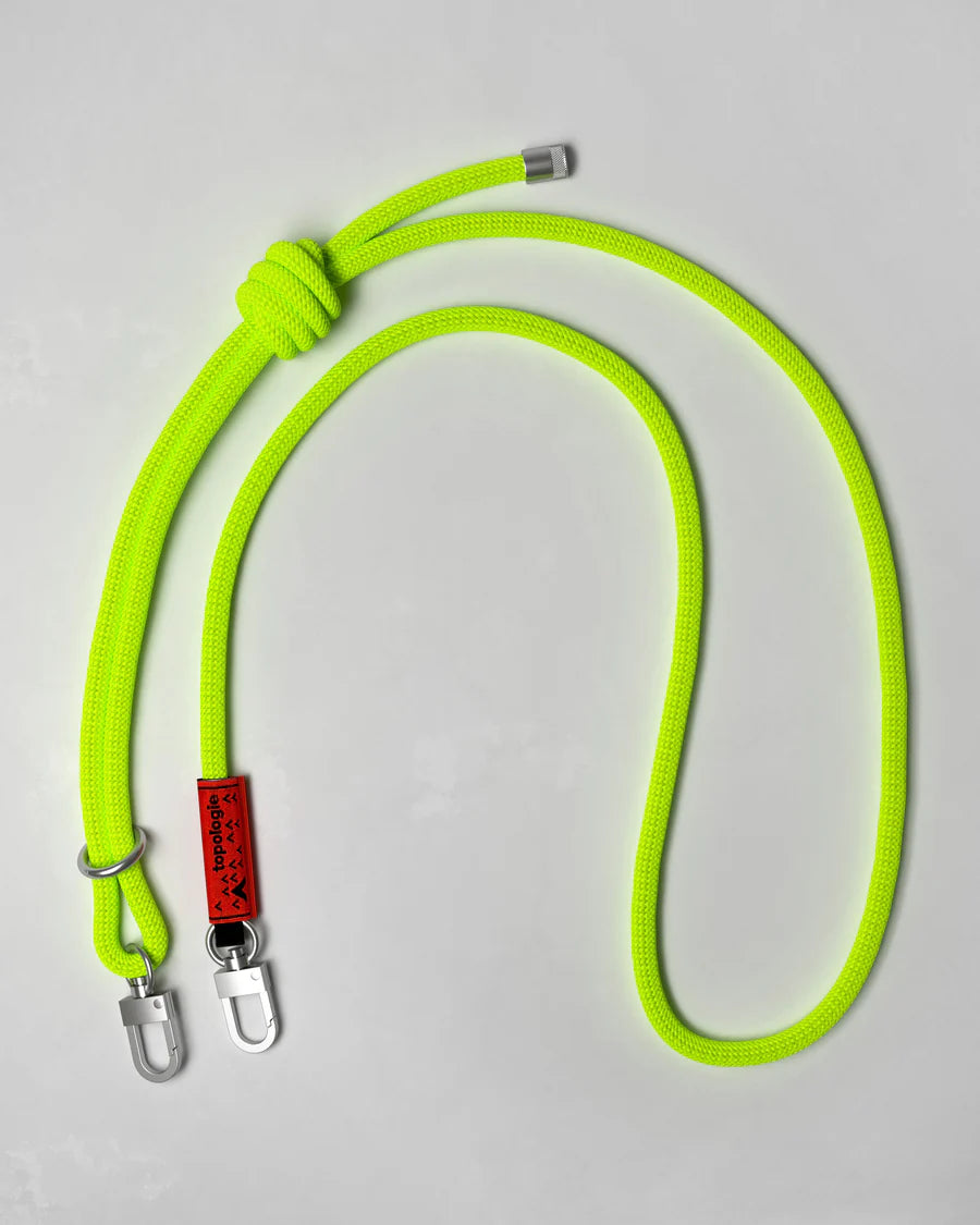 TOPOLOGIE - 8.0MM ROPE STRAP NEON YELLOW SOLID