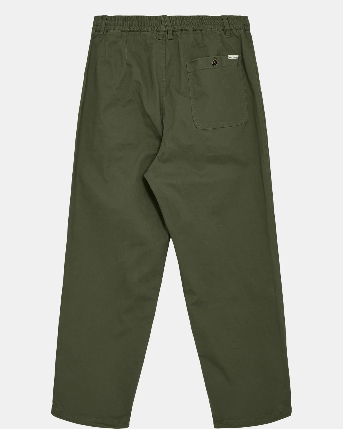 PANTALONI IN COTONE VERDE OLIVA