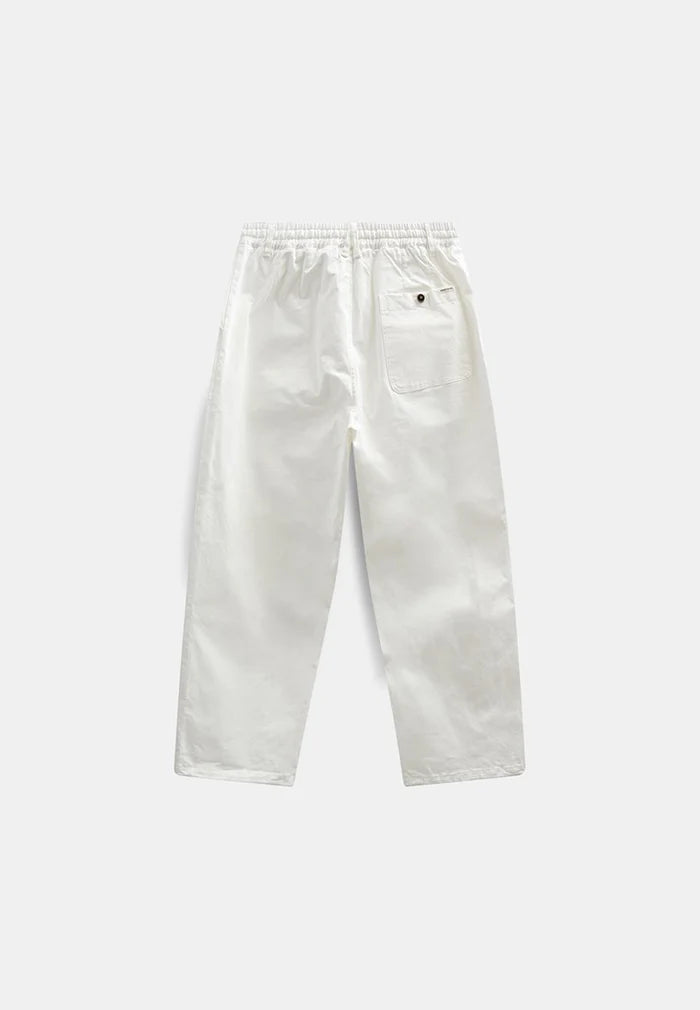 PANTALONI IN COTONE ECRU
