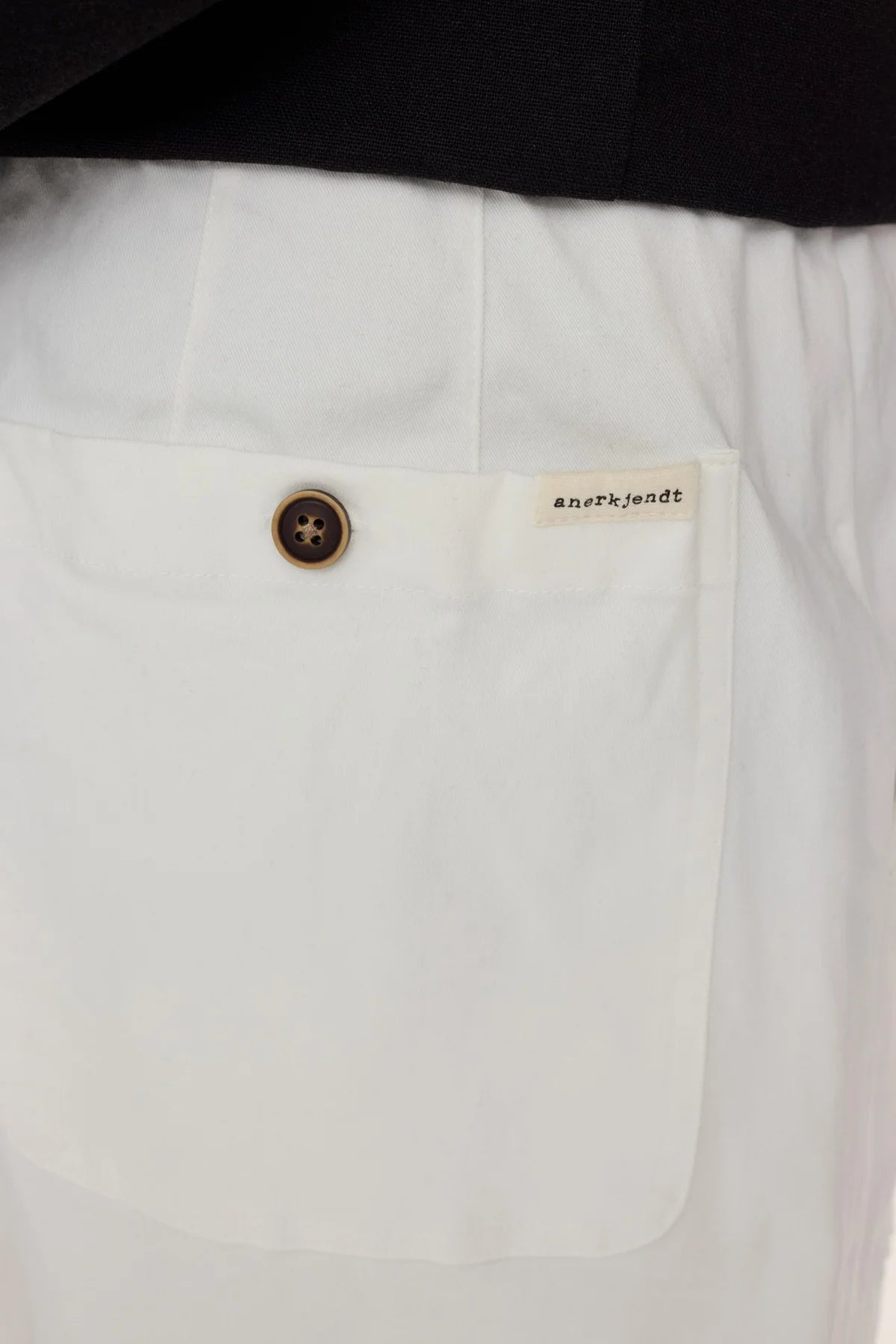 PANTALONI IN COTONE ECRU