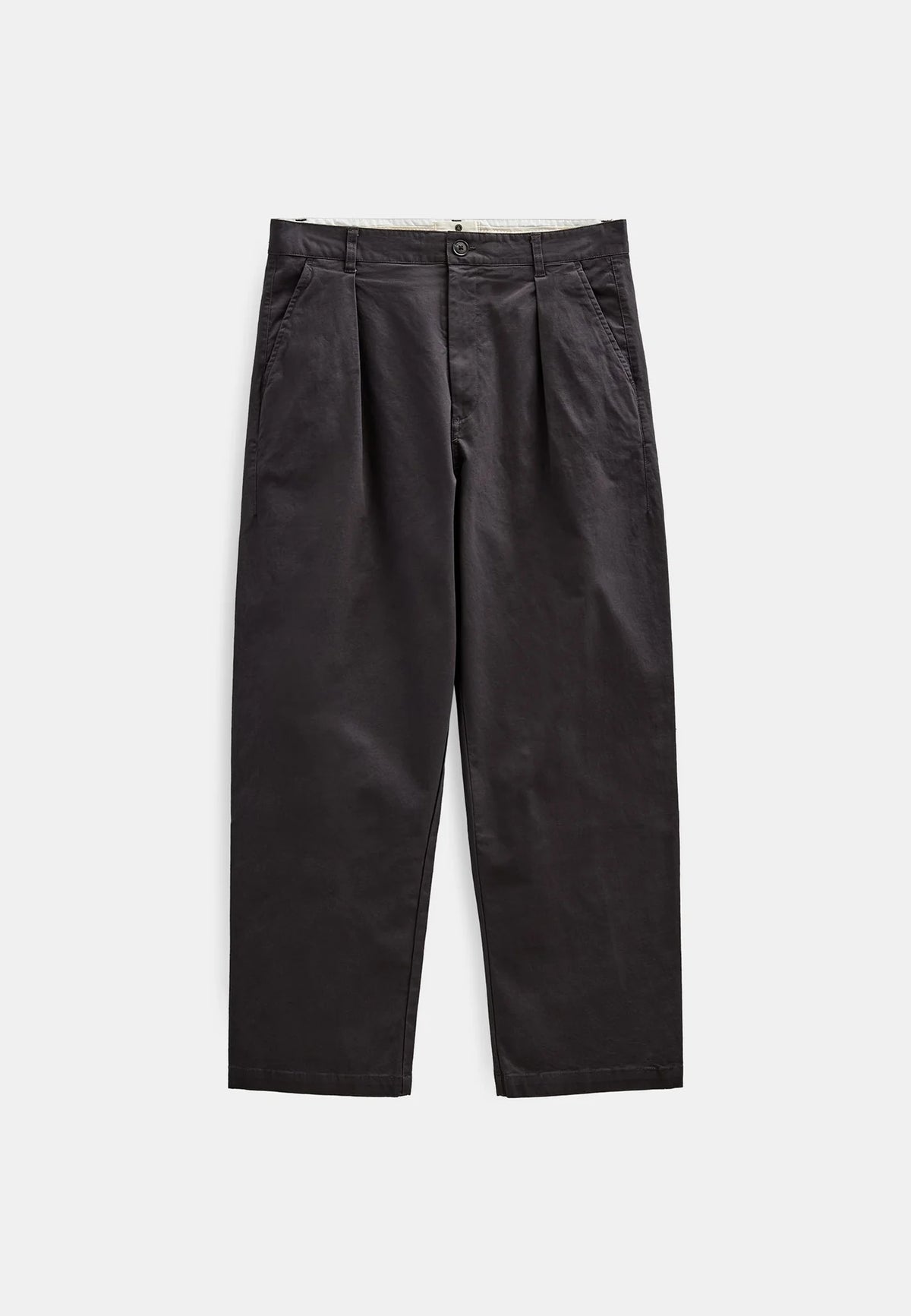 PANTALONI IN COTONE GRIGIO SCURO