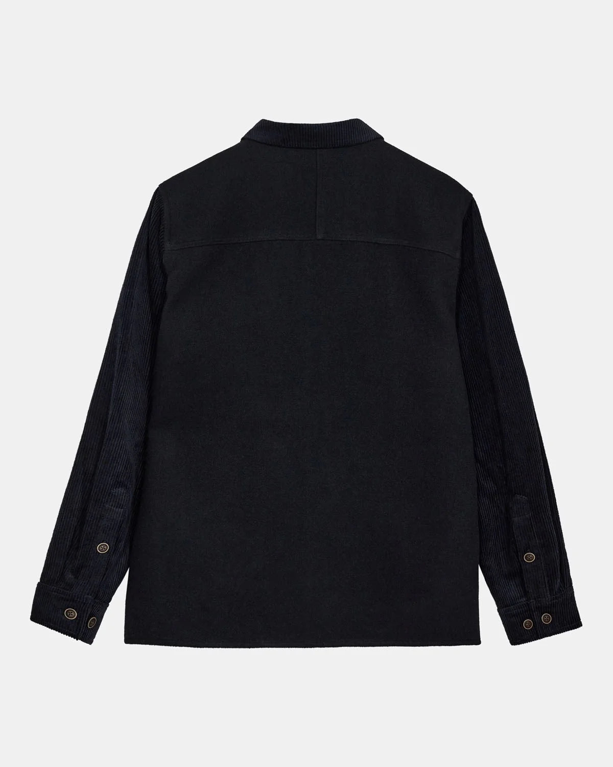 OVERSHIRT IN LANA COTTA E VELLUTO