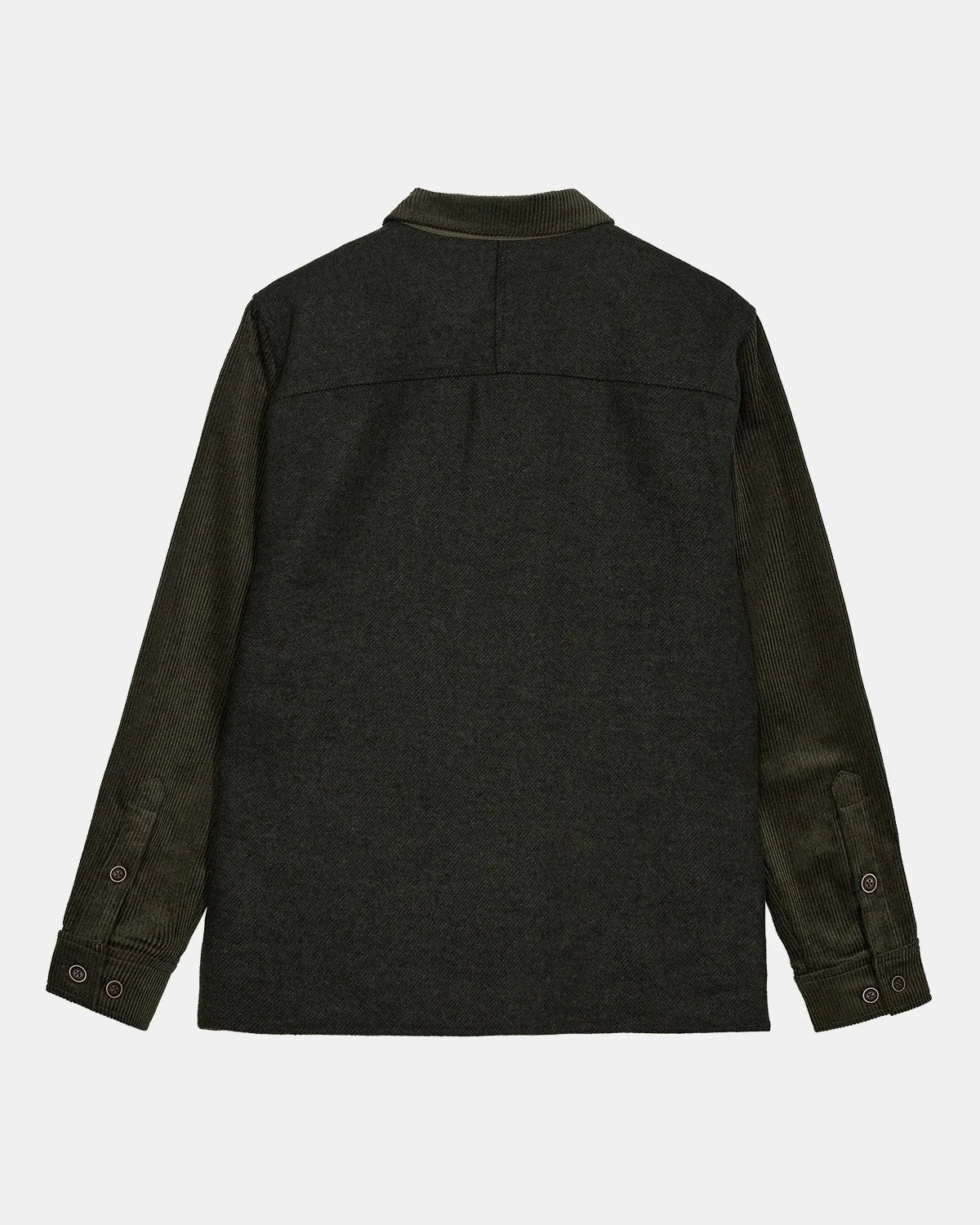 OVERSHIRT IN LANA COTTA E VELLUTO