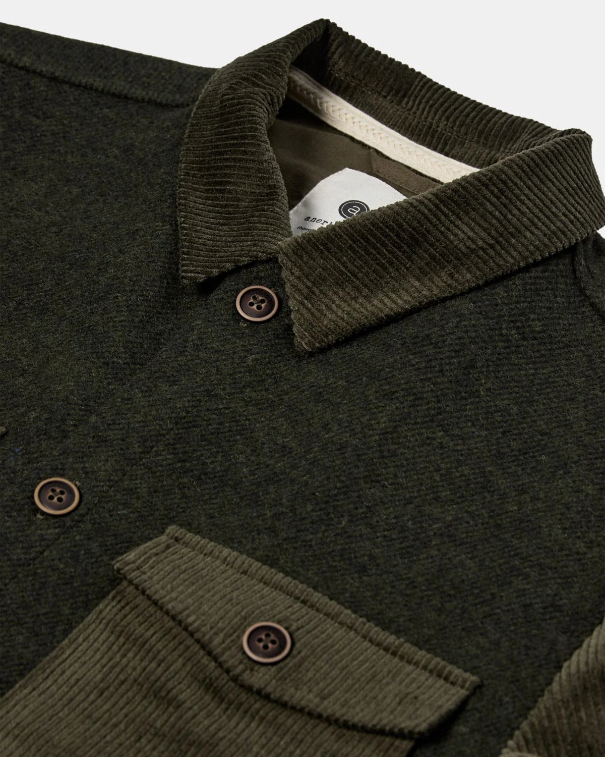 OVERSHIRT IN LANA COTTA E VELLUTO