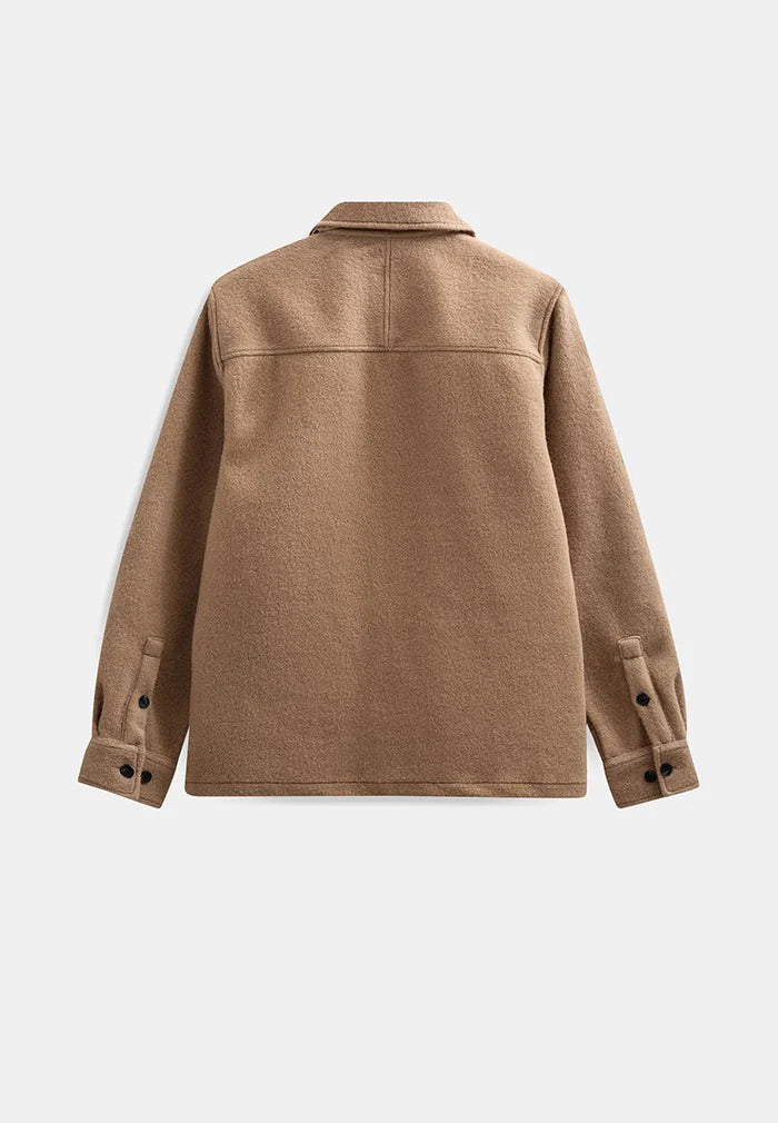 OVERSHIRT IN LANA COTTA CAMMELLO