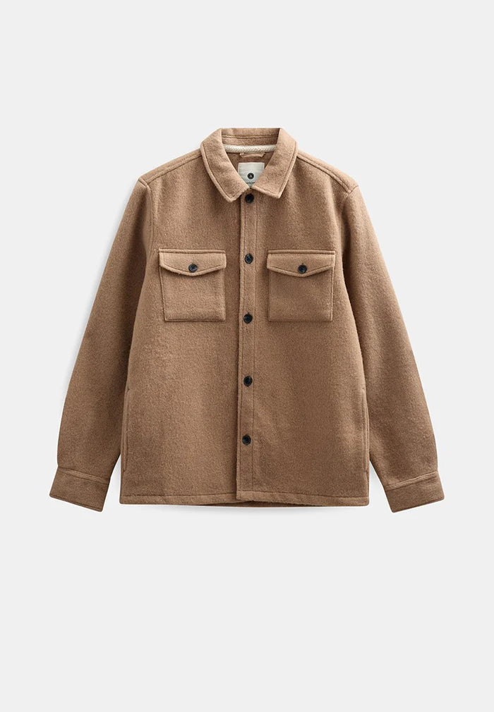 OVERSHIRT IN LANA COTTA CAMMELLO