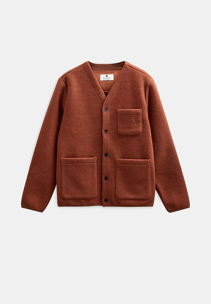 GIACCA IN LANA COTTA COCCIO