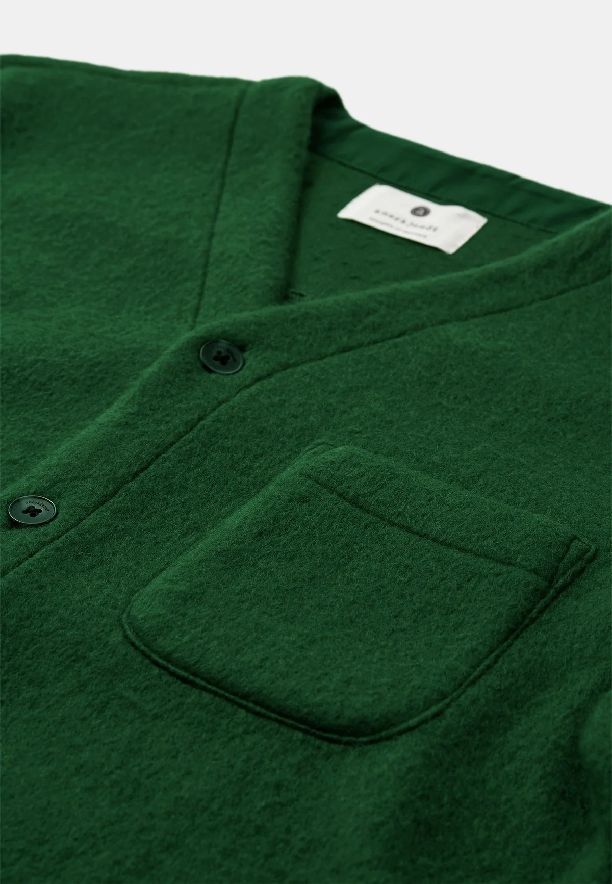 OVERSHIRT IN LANA VERDE